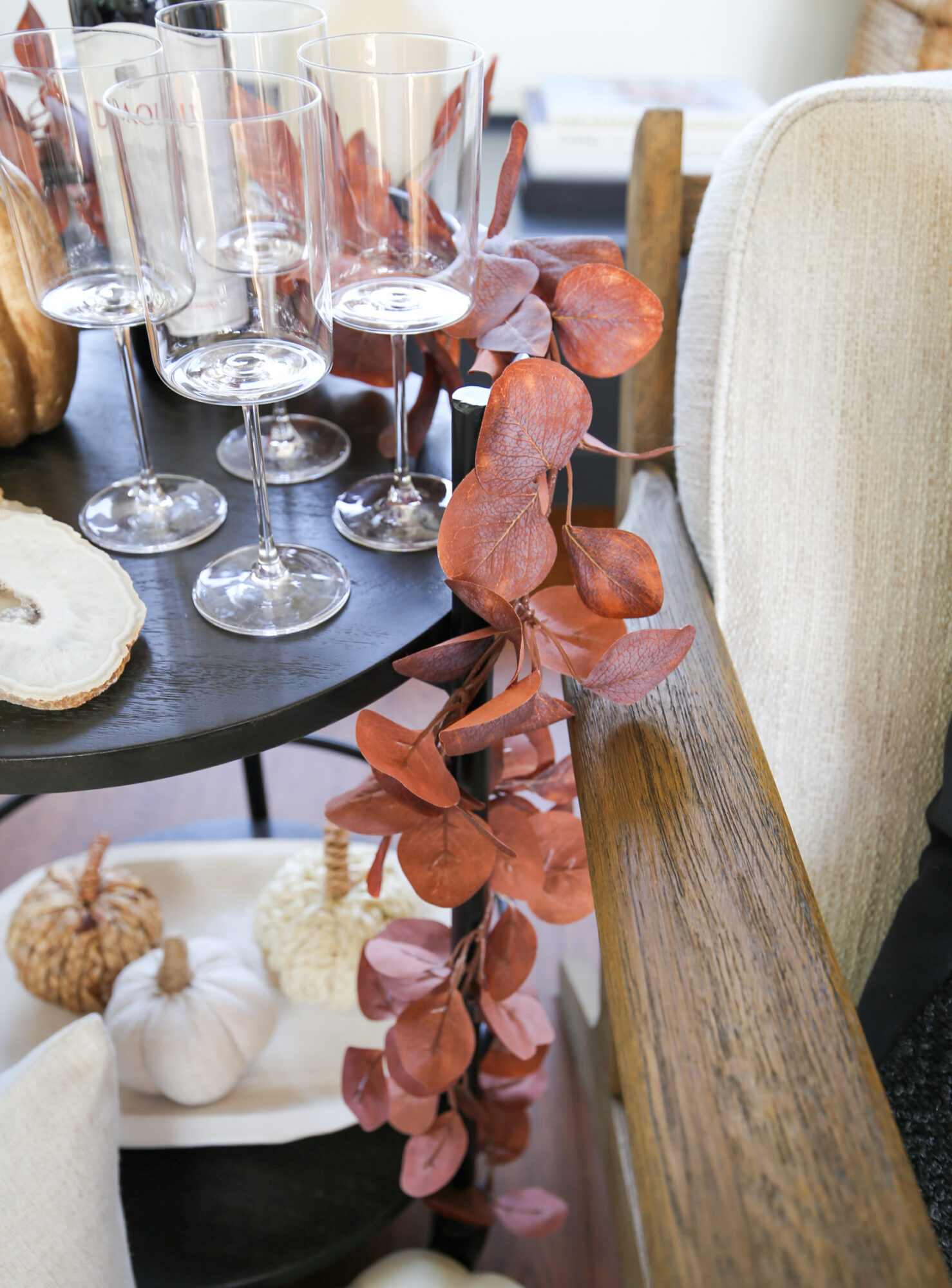 mini fall bar cart