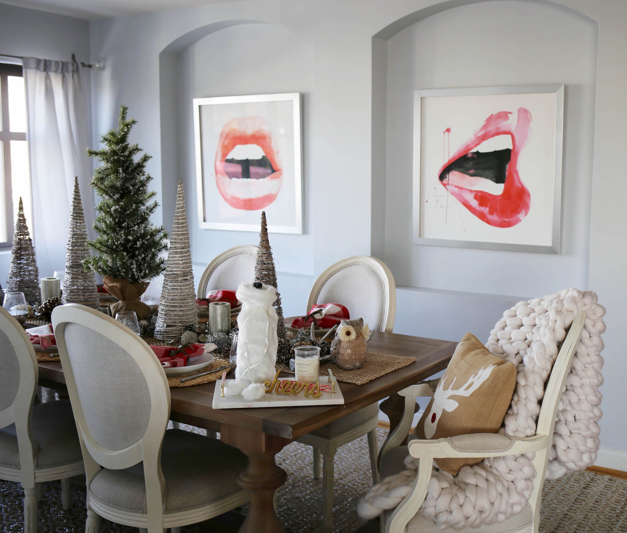 holiday tablescape