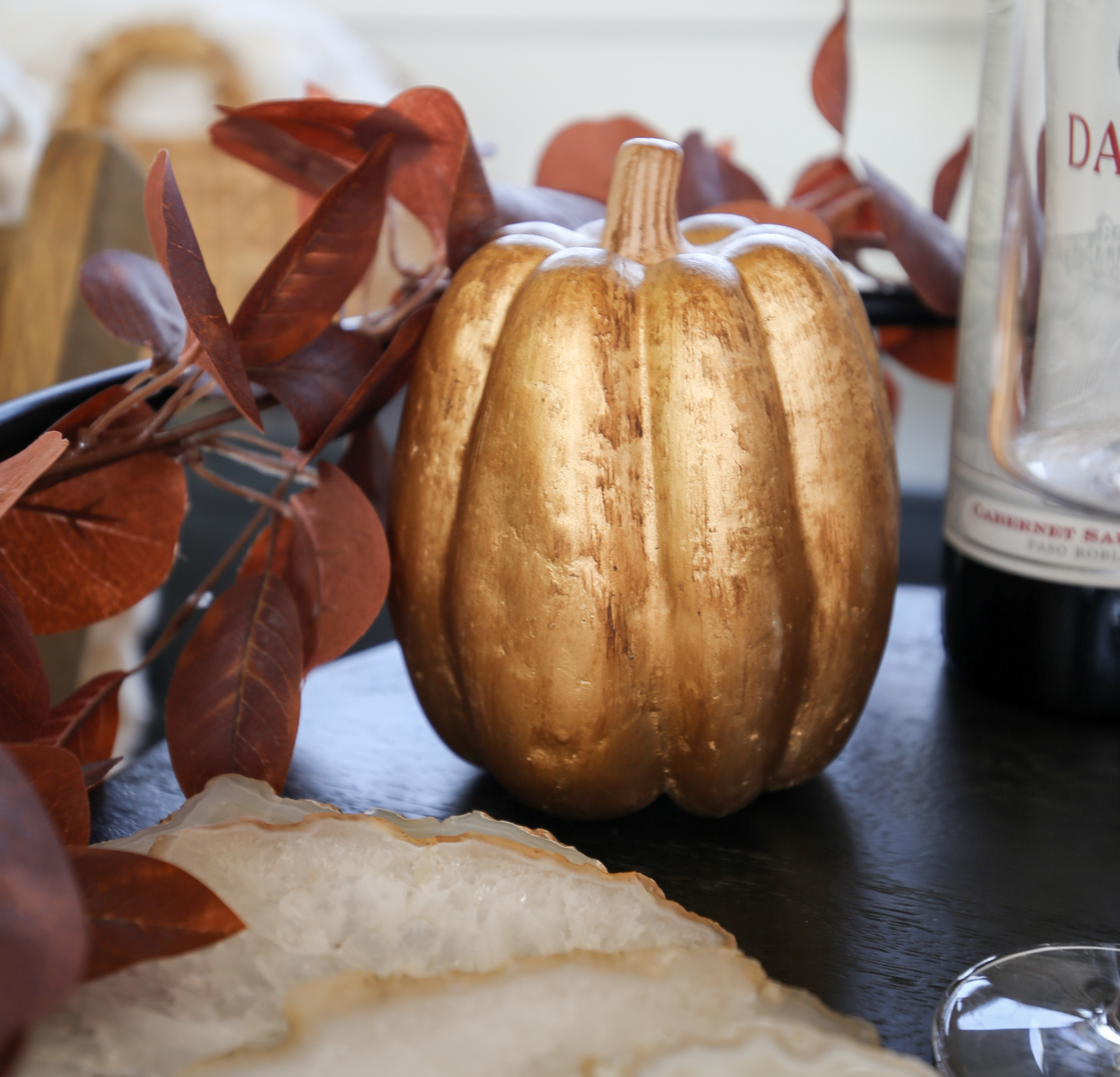 mini fall bar cart