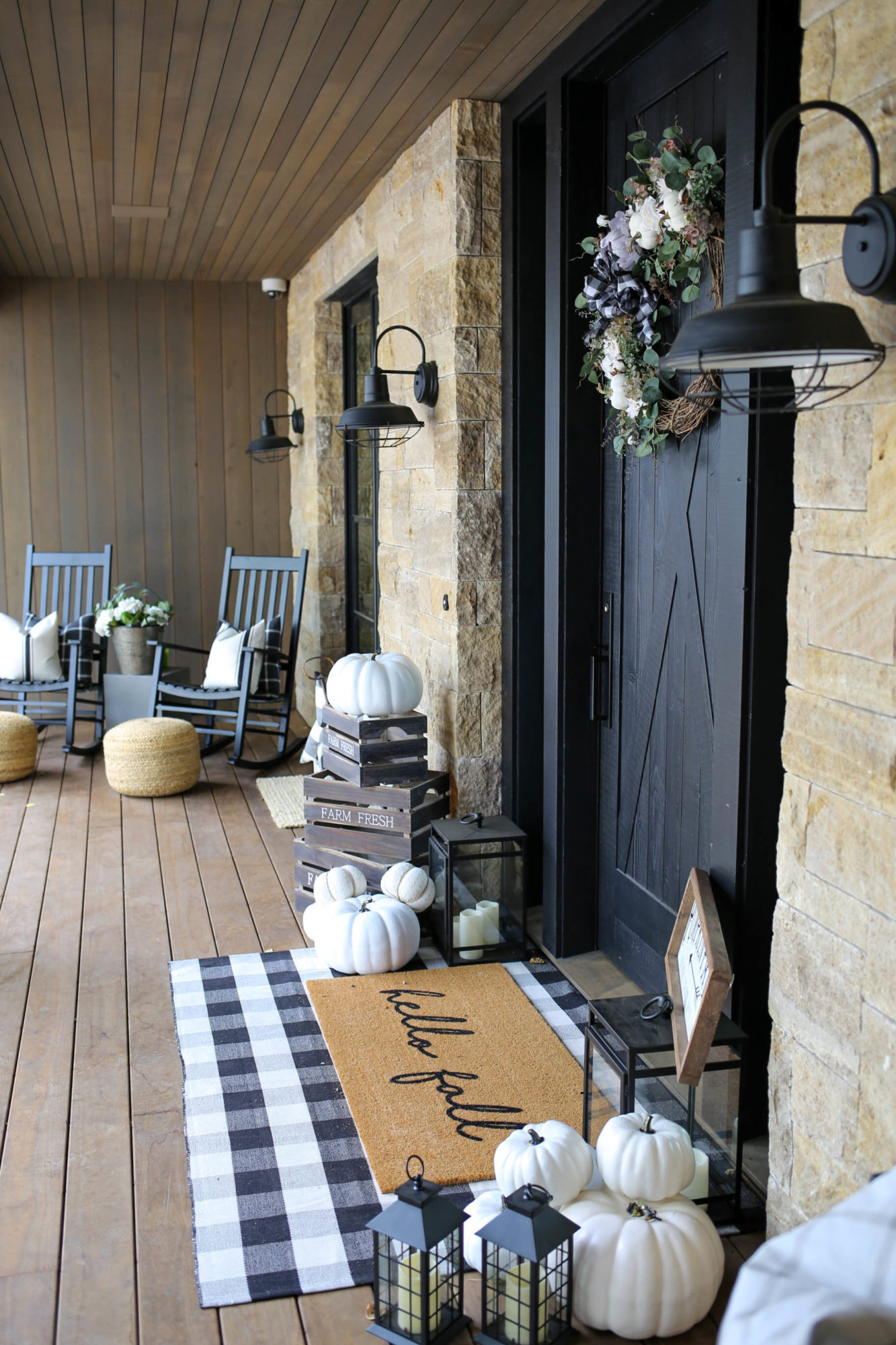 fall front porch
