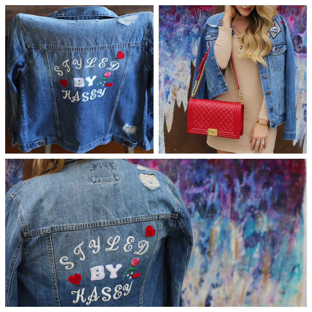 diy denim styled by kasey