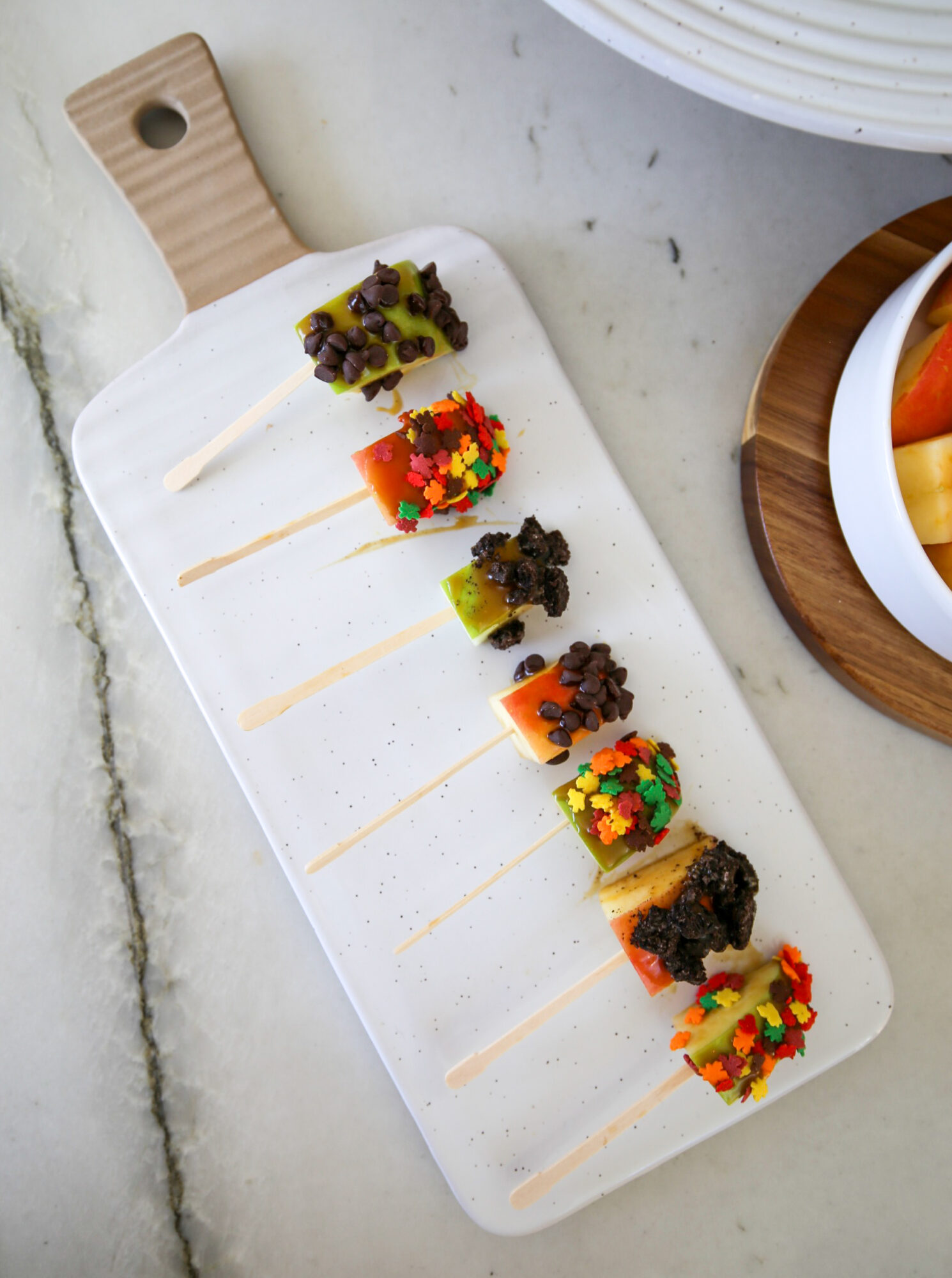 caramel apple bites bar