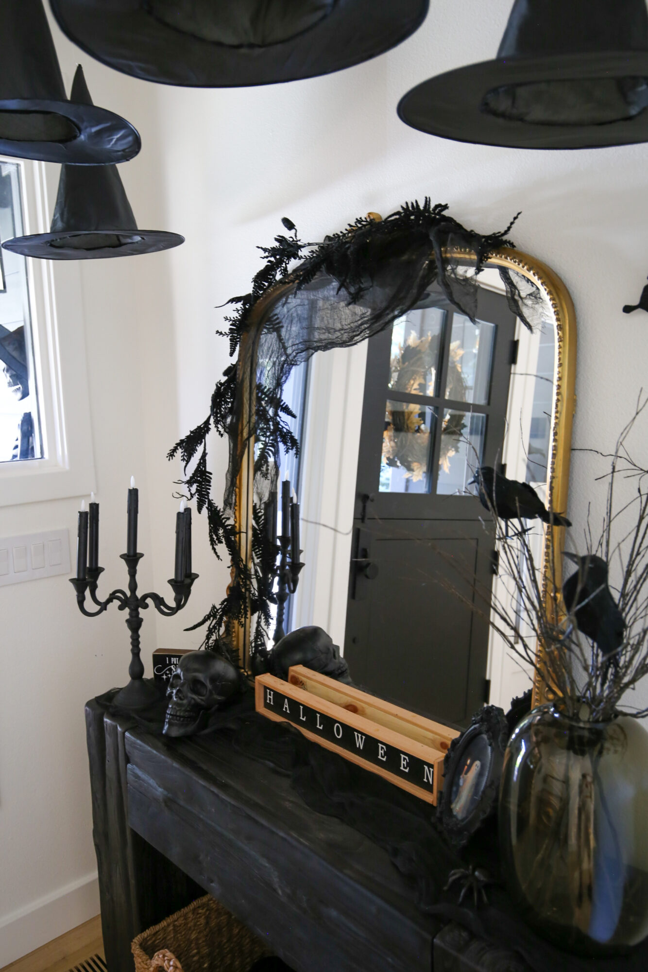 vintage style halloween entry