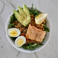 salmon paleo bowl