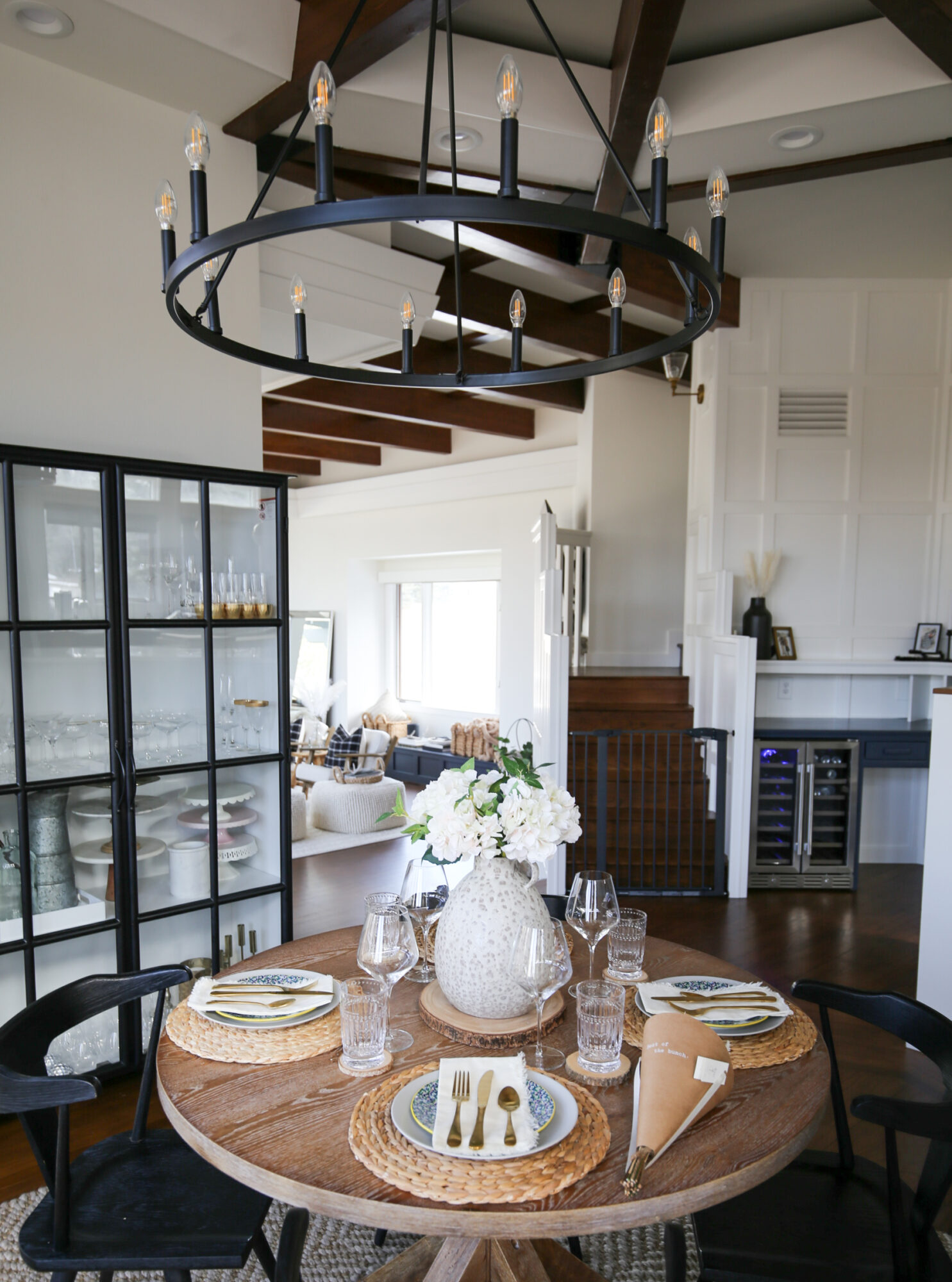 spring tablescape