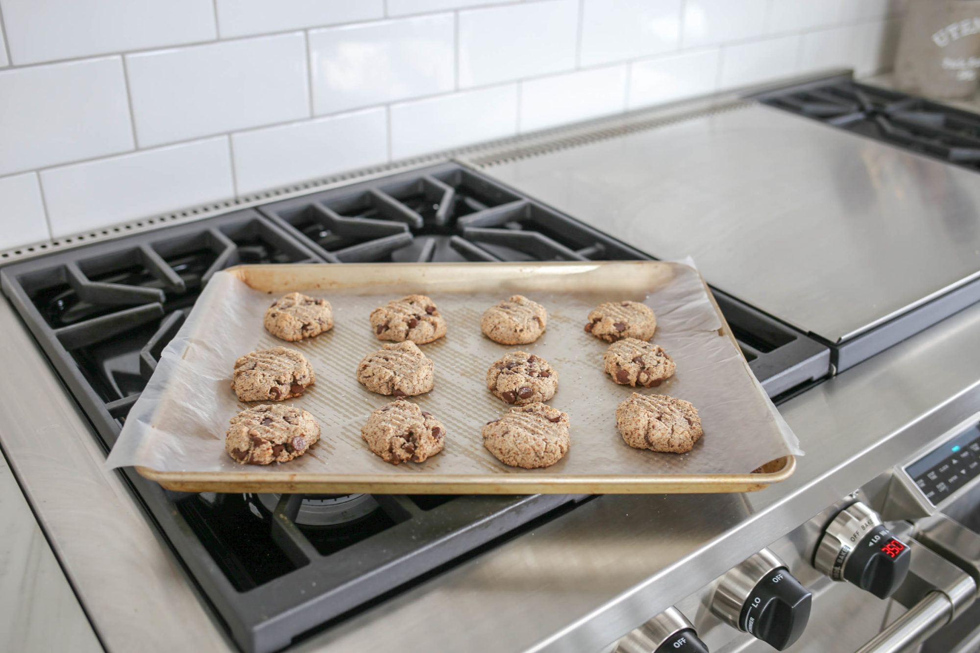 healthy chocolate chip coconut cookies