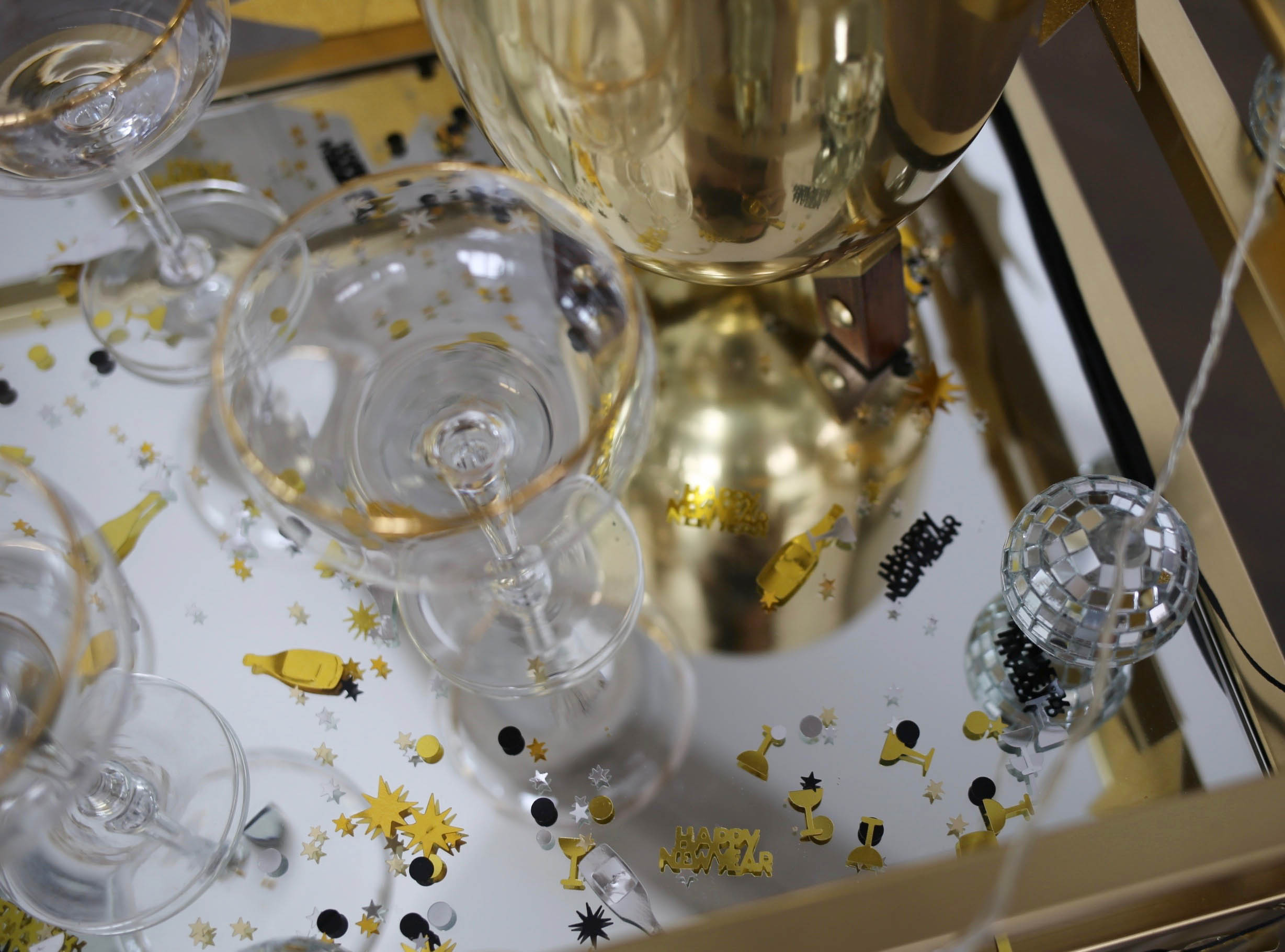 NYE Bar Cart