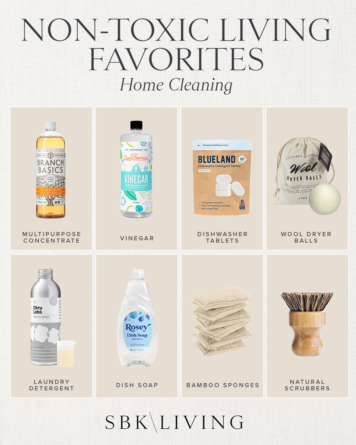 Non-Toxic Cleaning Supplies