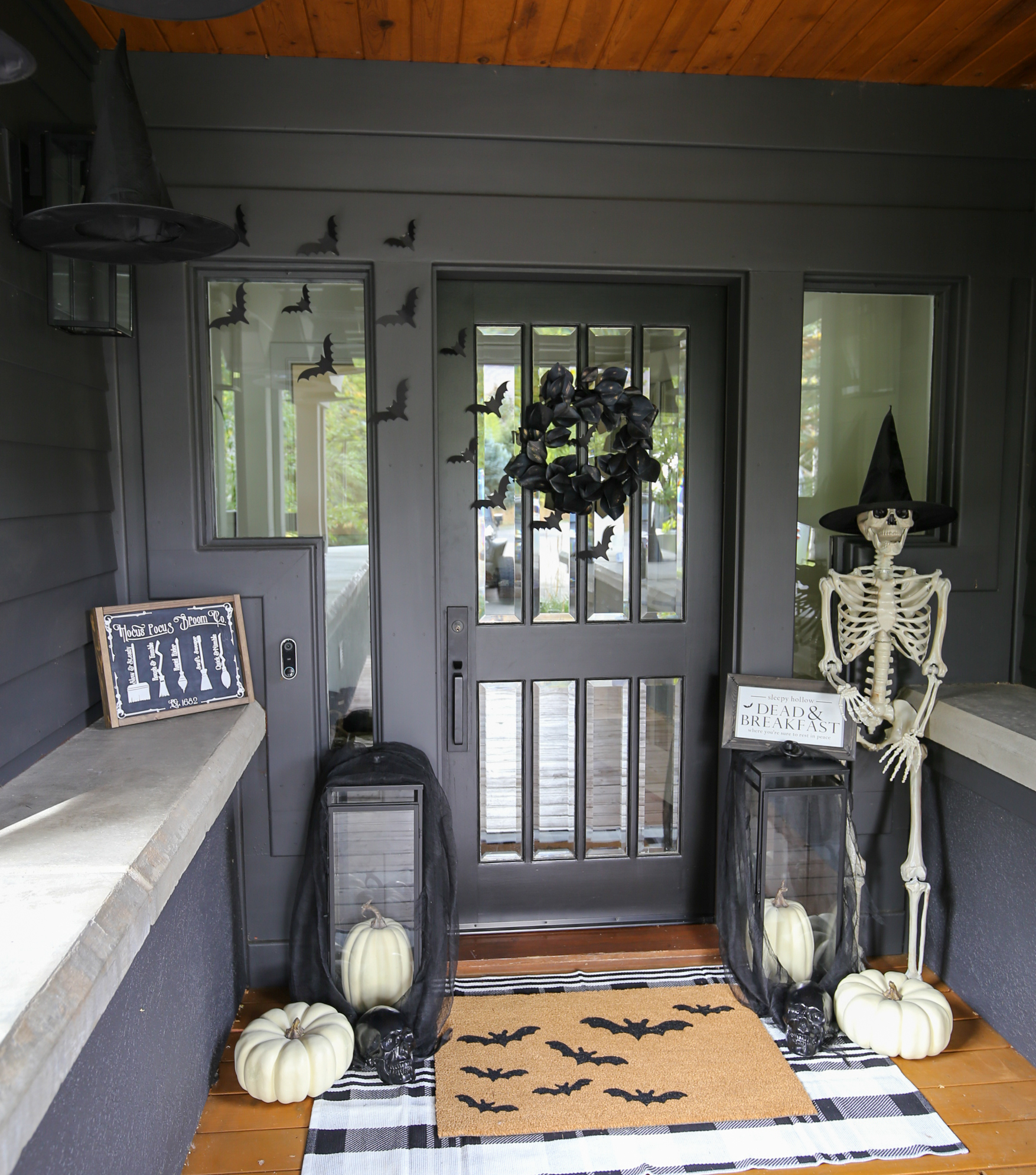 halloween front porch