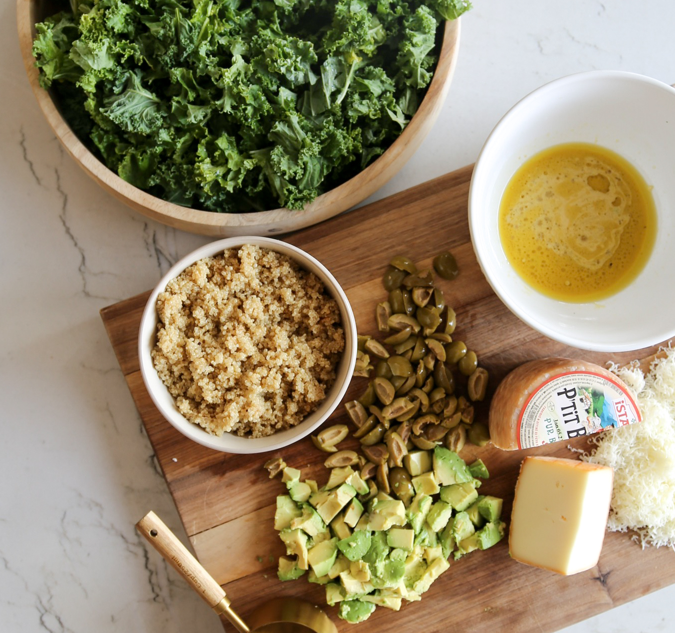 kale and quinoa salad