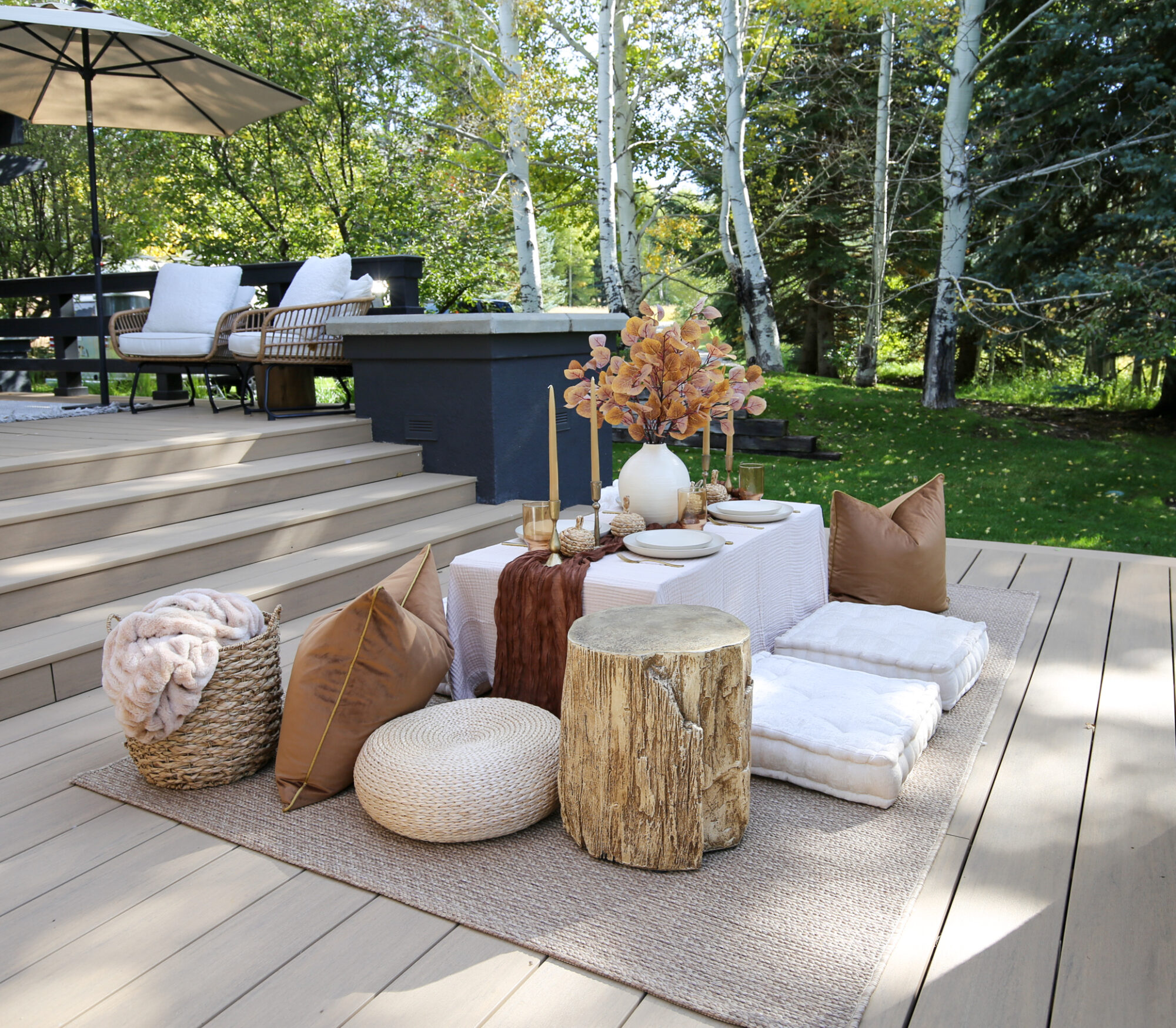 cozy fall picnic 
