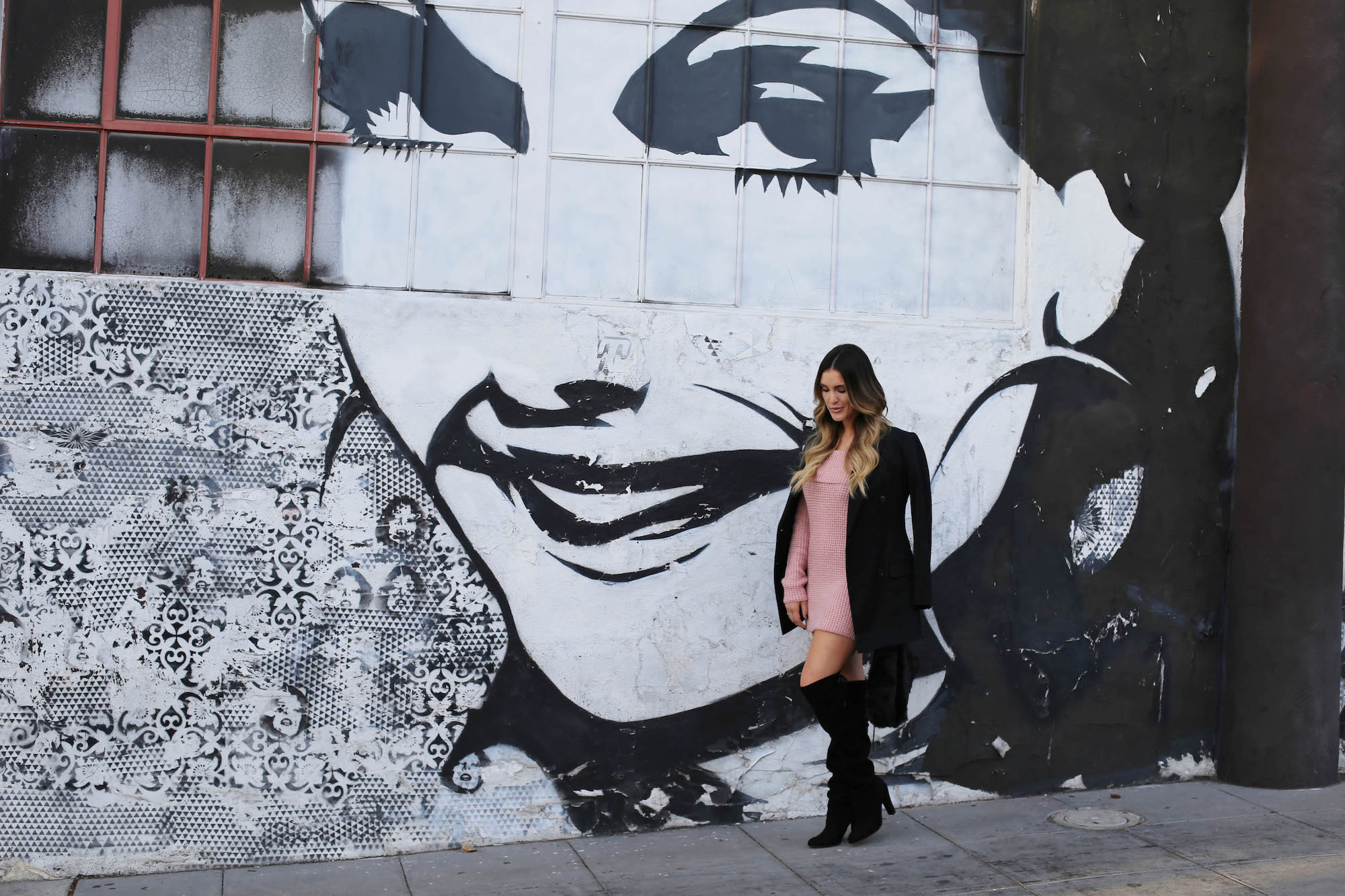 blush and black styled by kasey