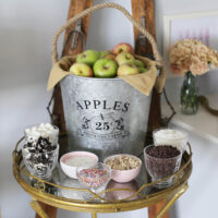 caramel apple bar