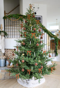 bows and browns christmas tree