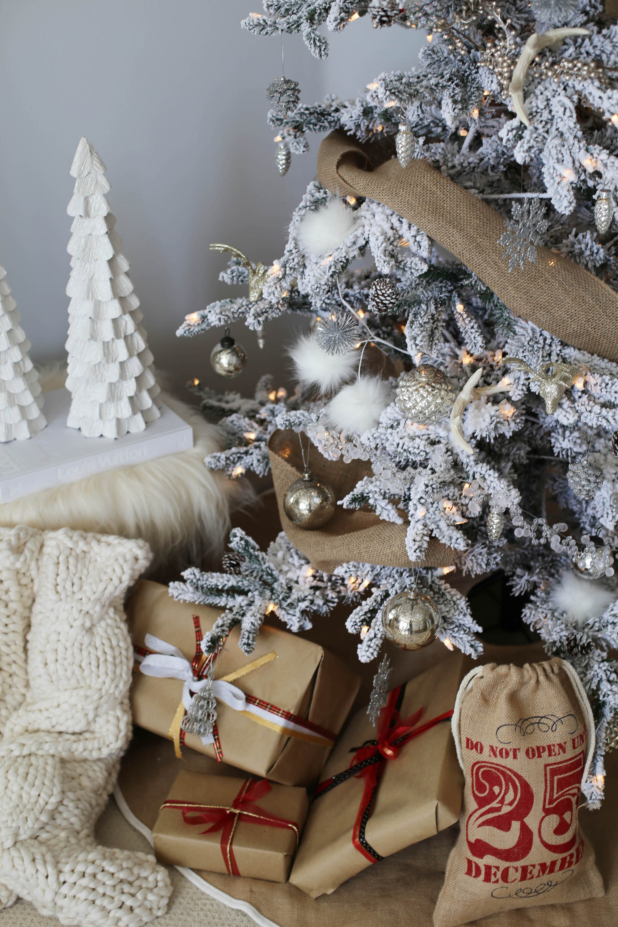 rustic chic holiday decor