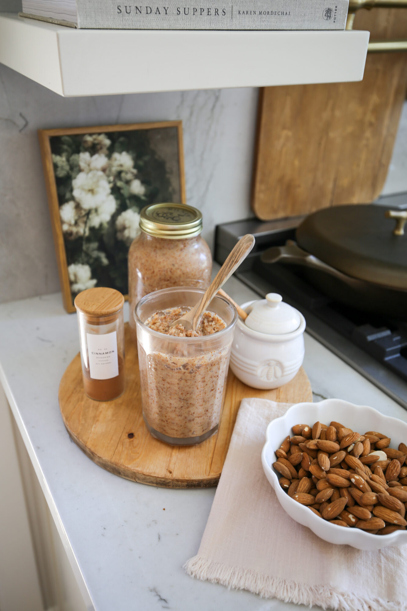 homemade raw almond butter
