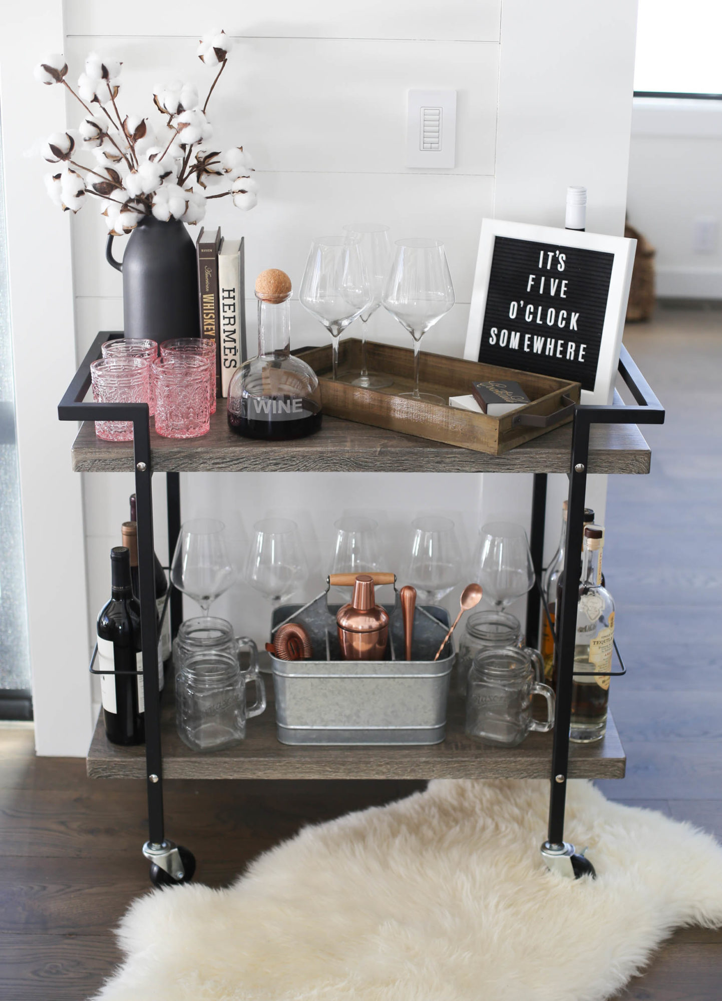 bar cart styling home depot