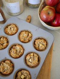 fall apple cinnamon muffins gluten free