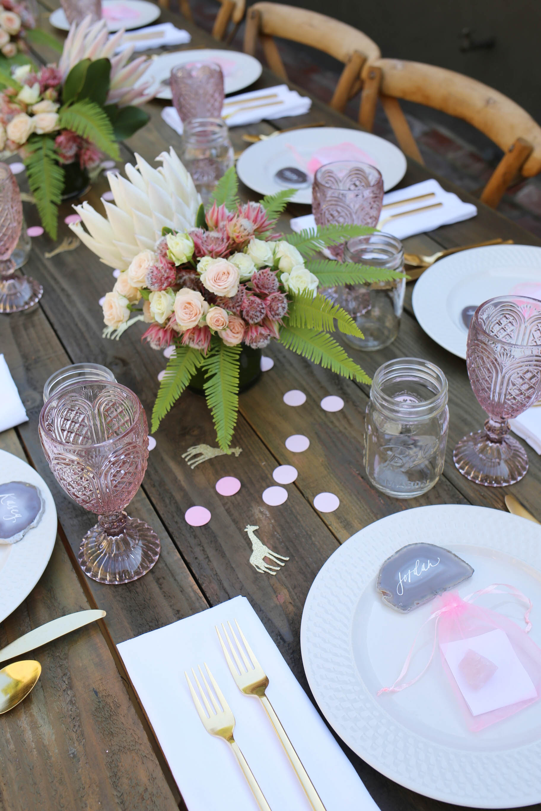 safari chic baby shower