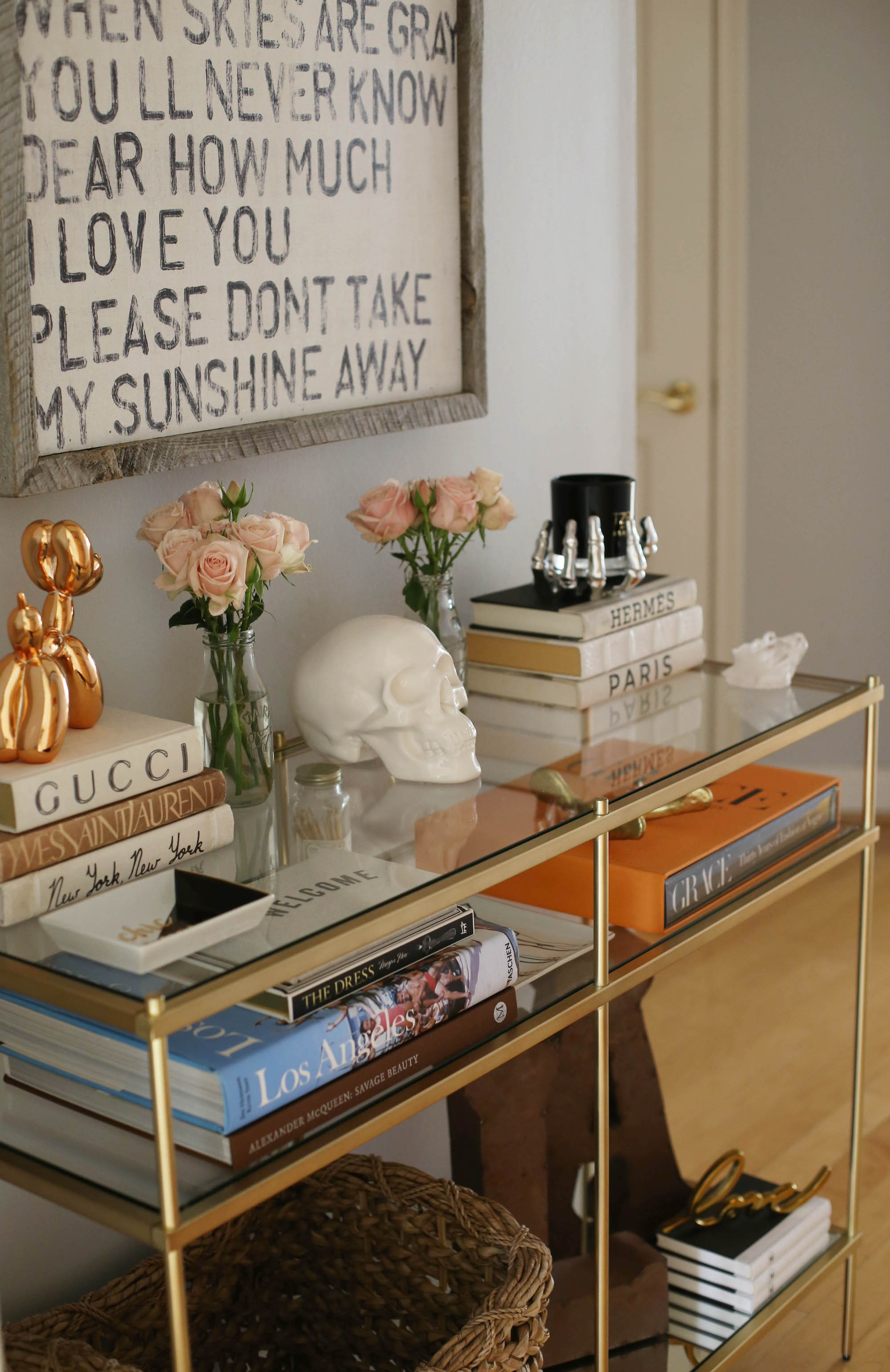 entry way styled by kasey