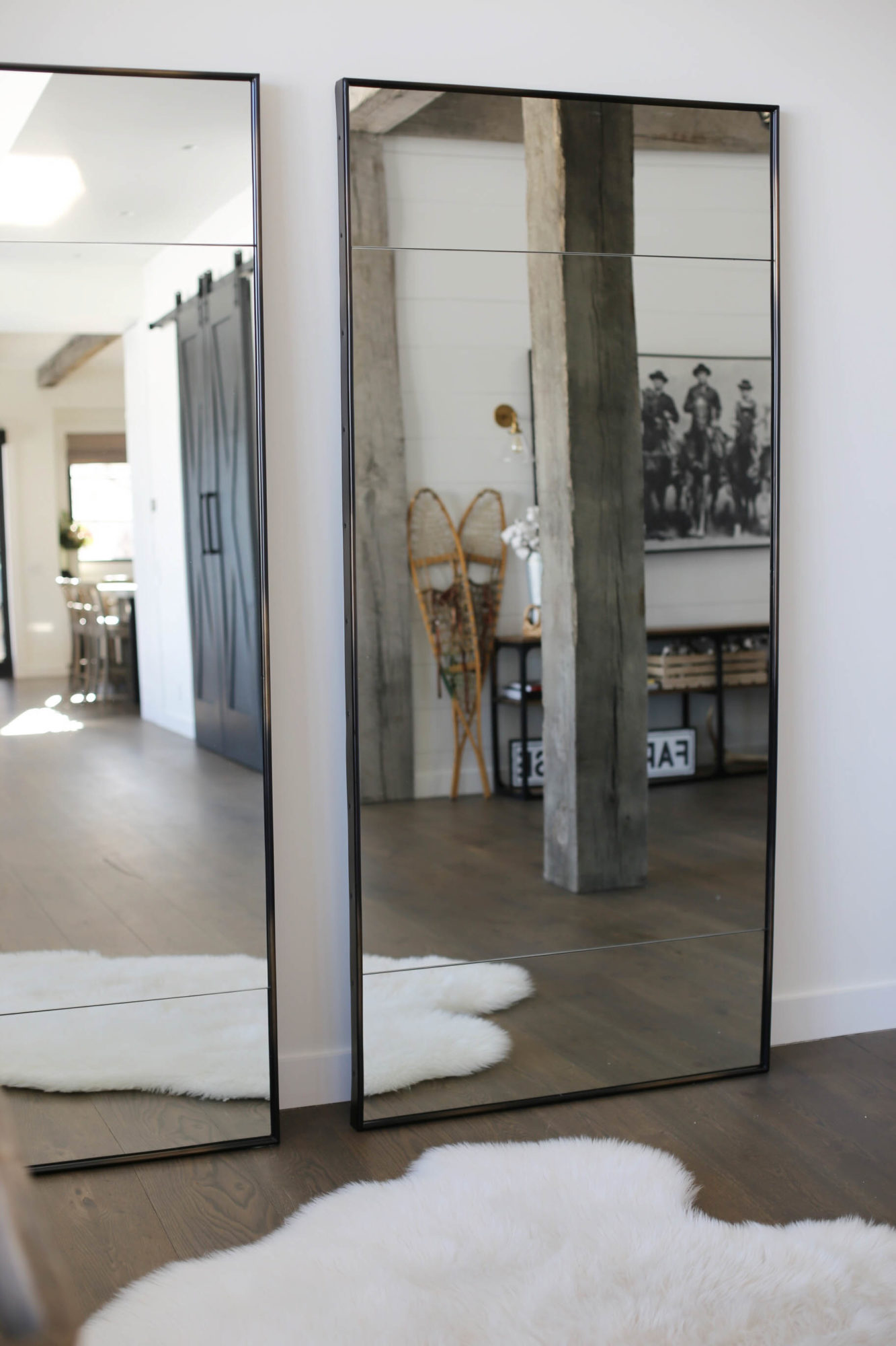 modern farmhouse living room