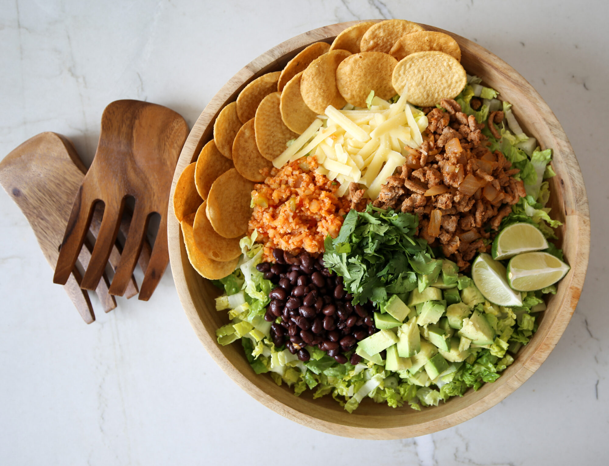 turkey taco salad