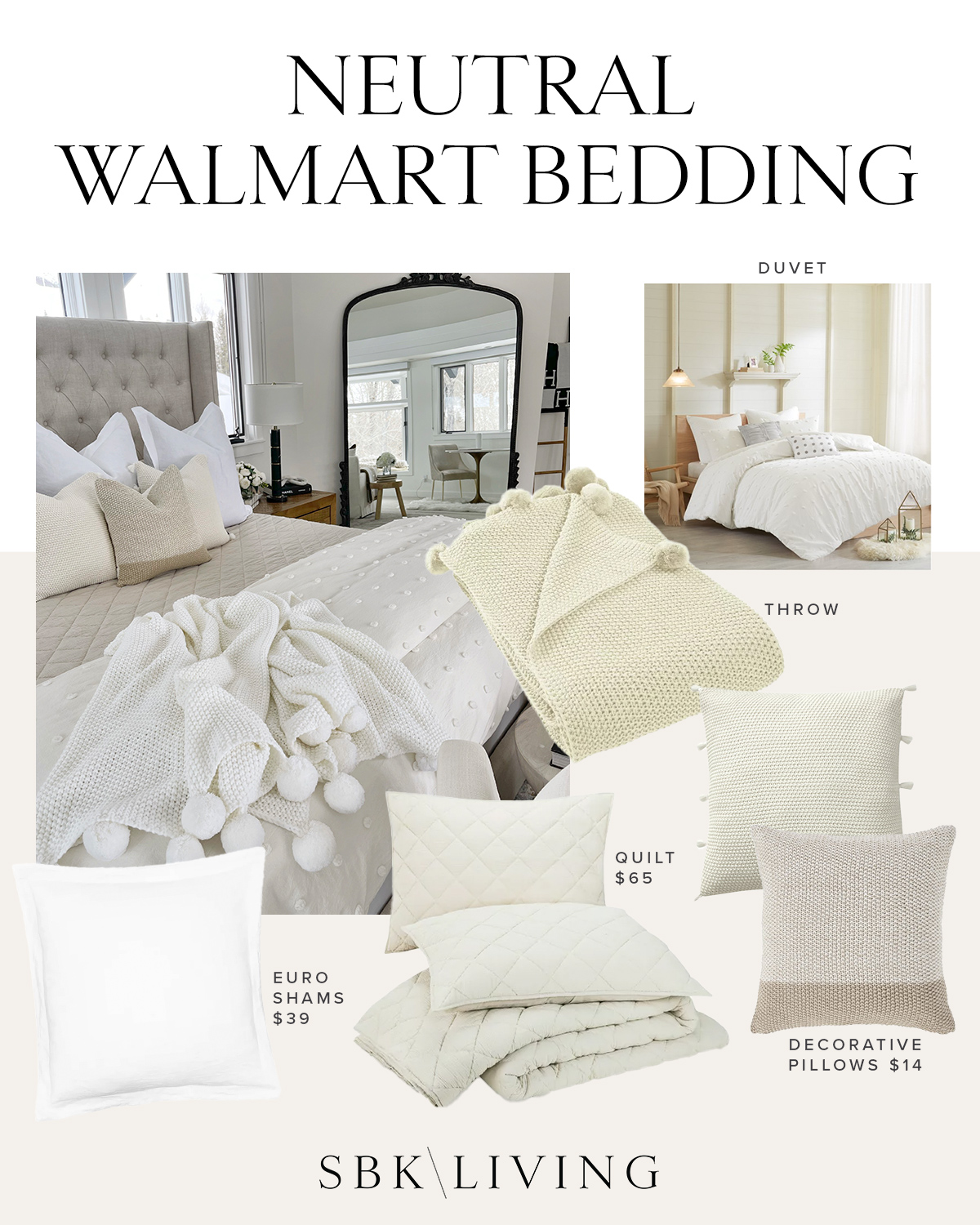 Walmart Neutral Bedding