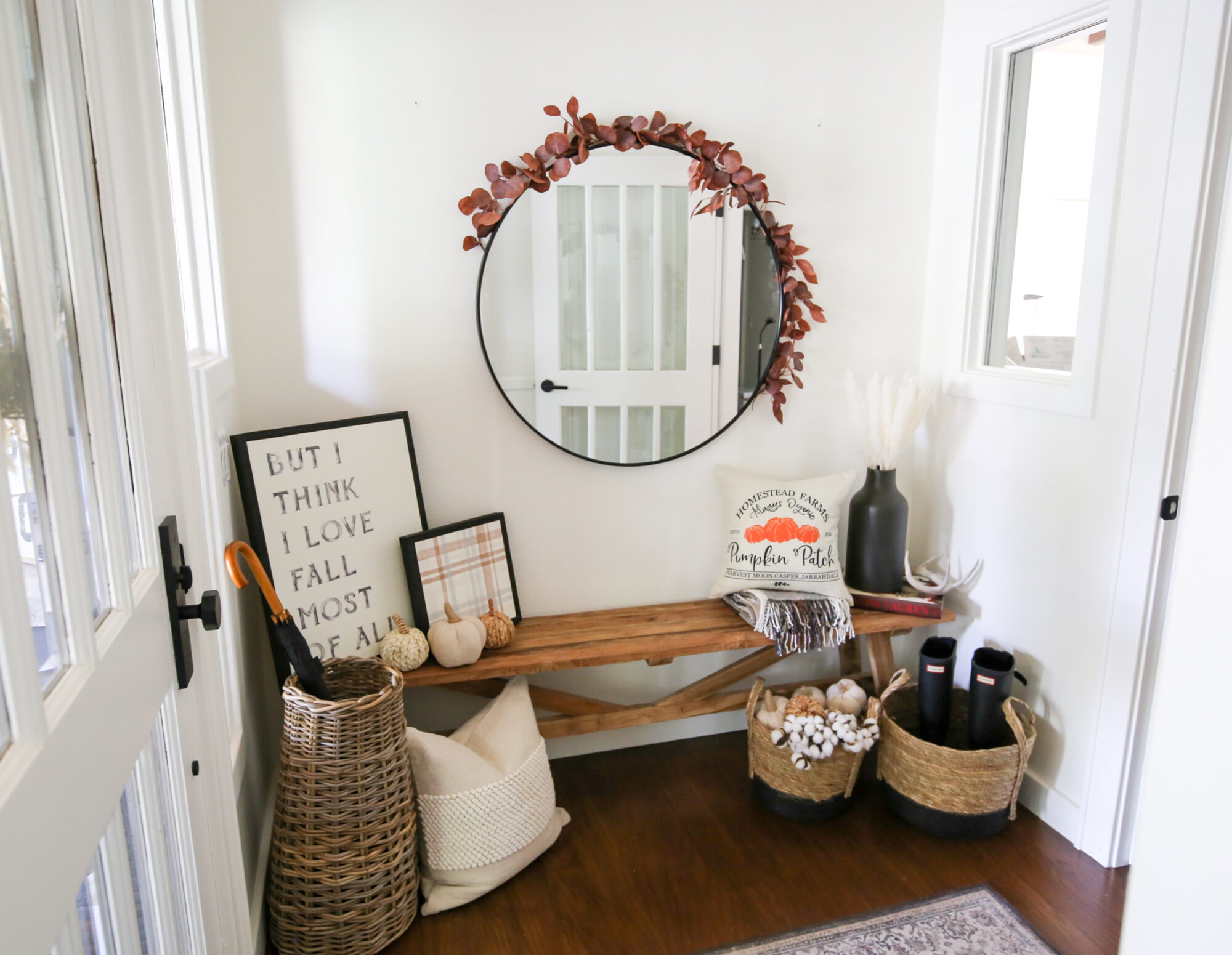 fall entryway 