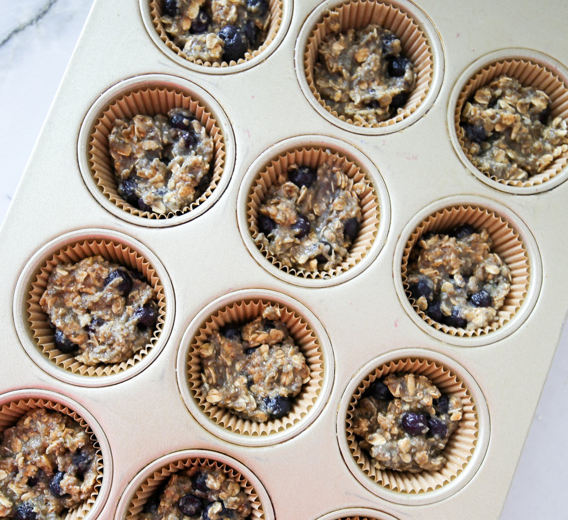 blueberry oatmeal muffins