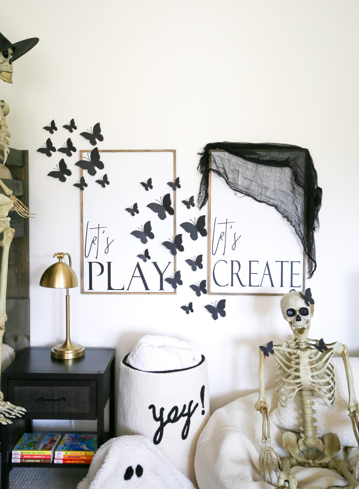 spooktacular playroom halloween decor