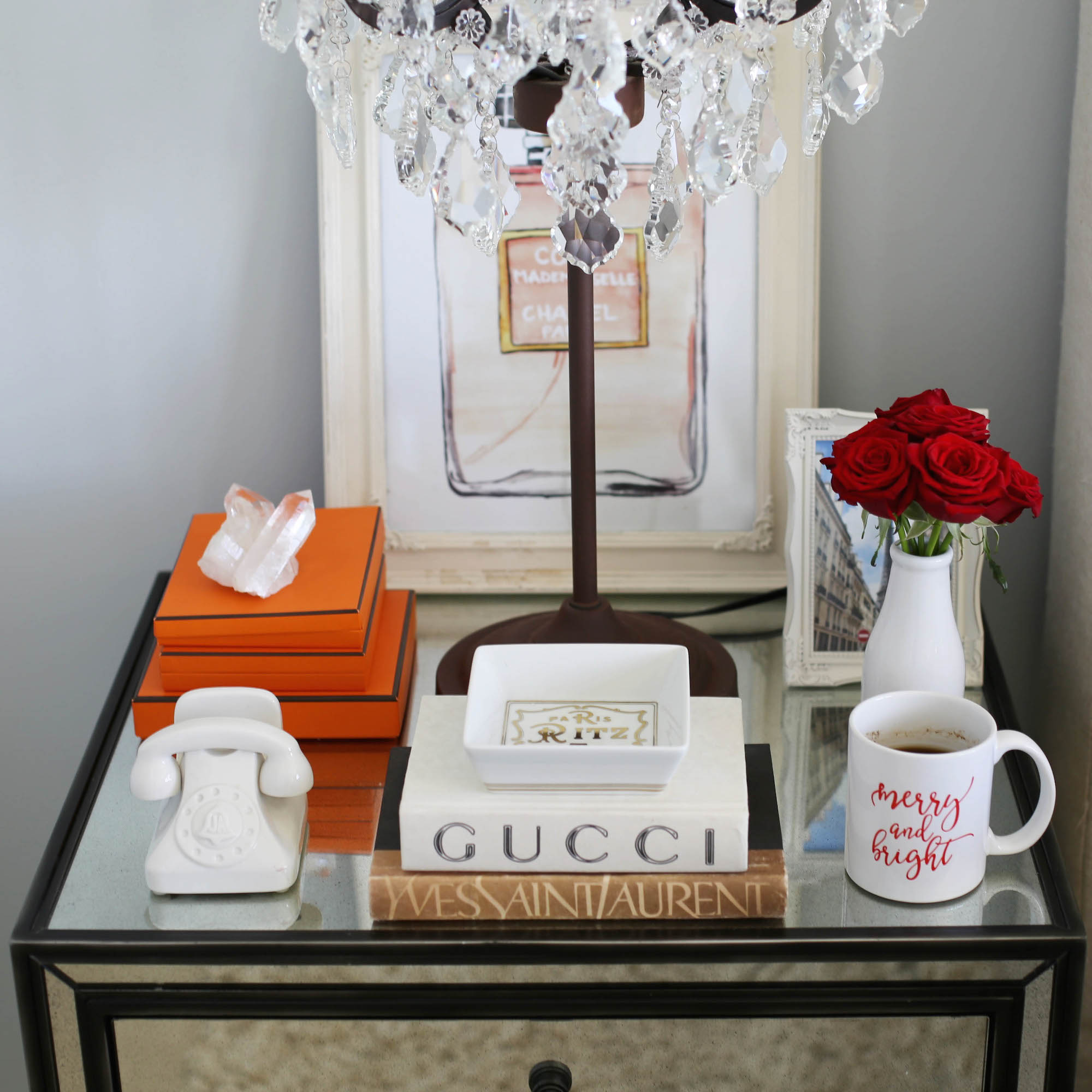 holiday pjs bedroom styled by kasey 