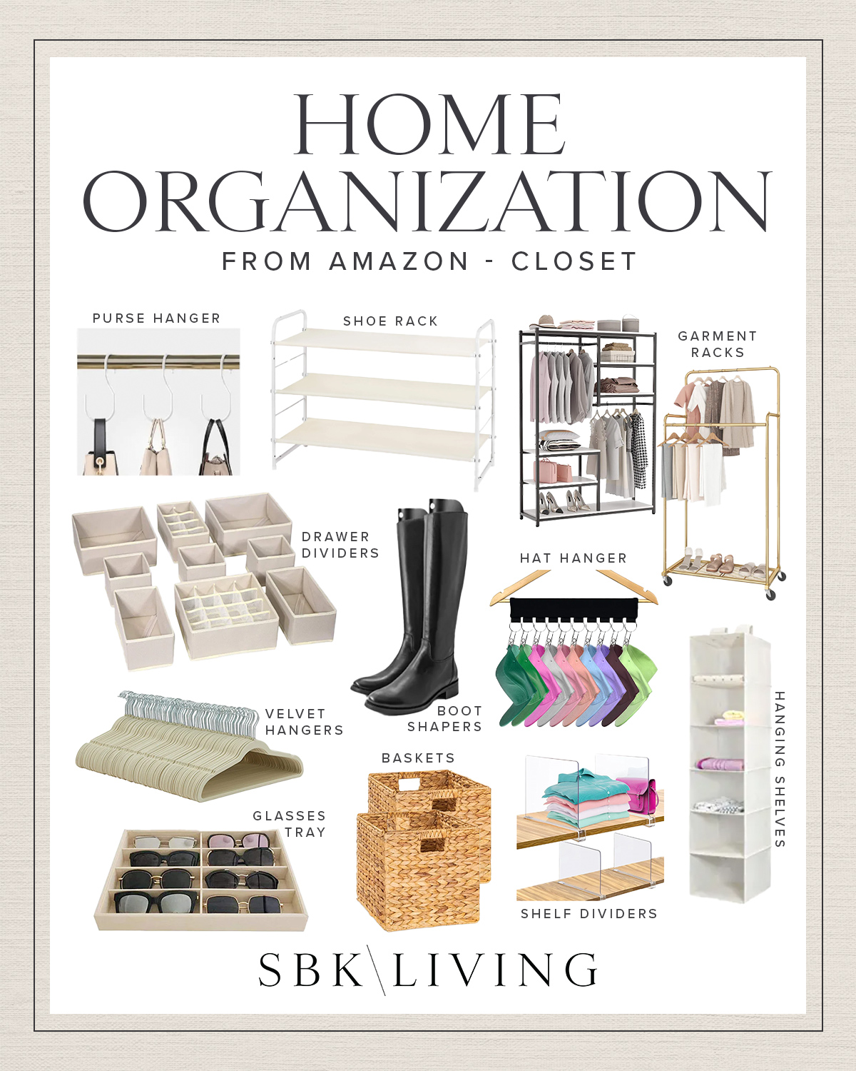 Amazon Closet Organization
