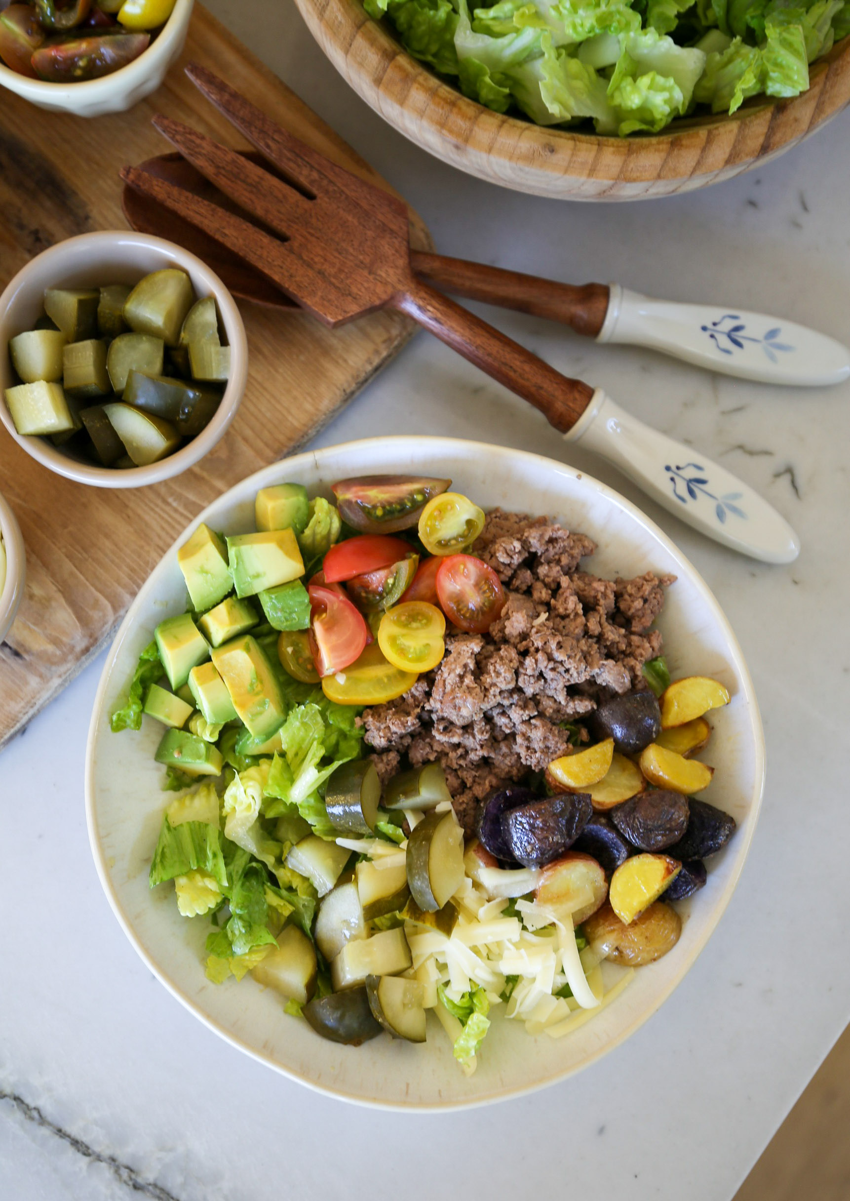 Build Your Own Burger Bowls