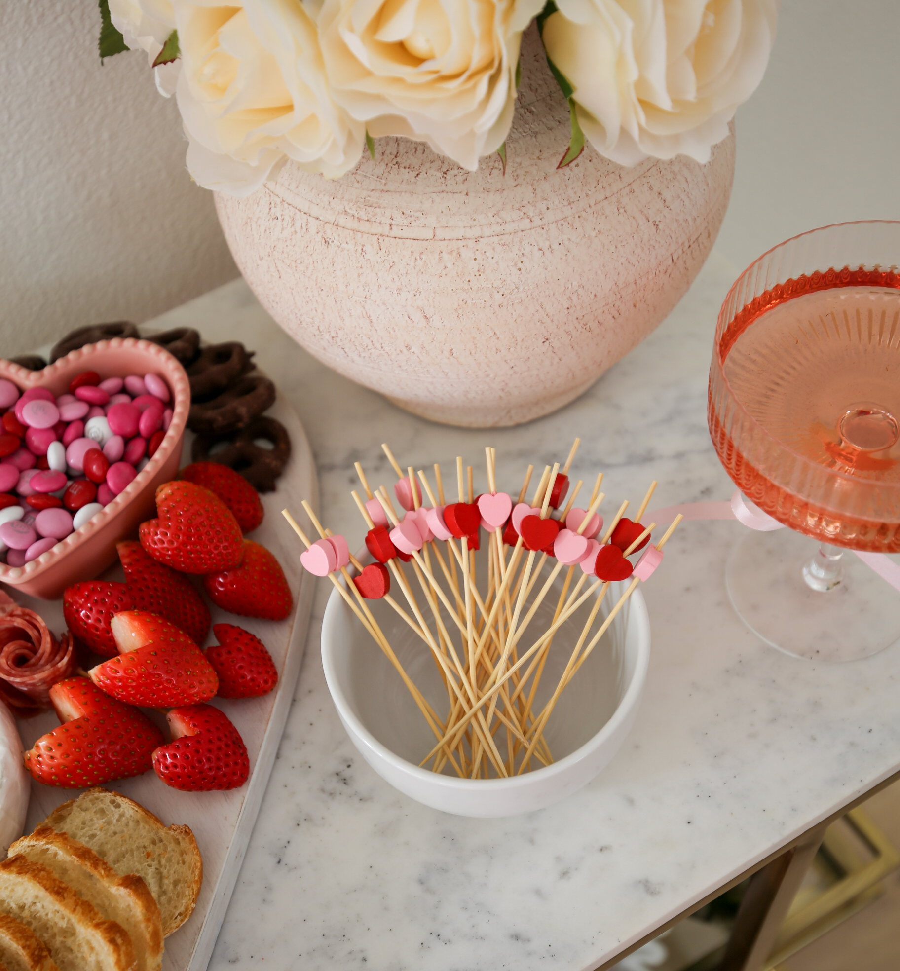 Valentine's Day Charcuterie Board