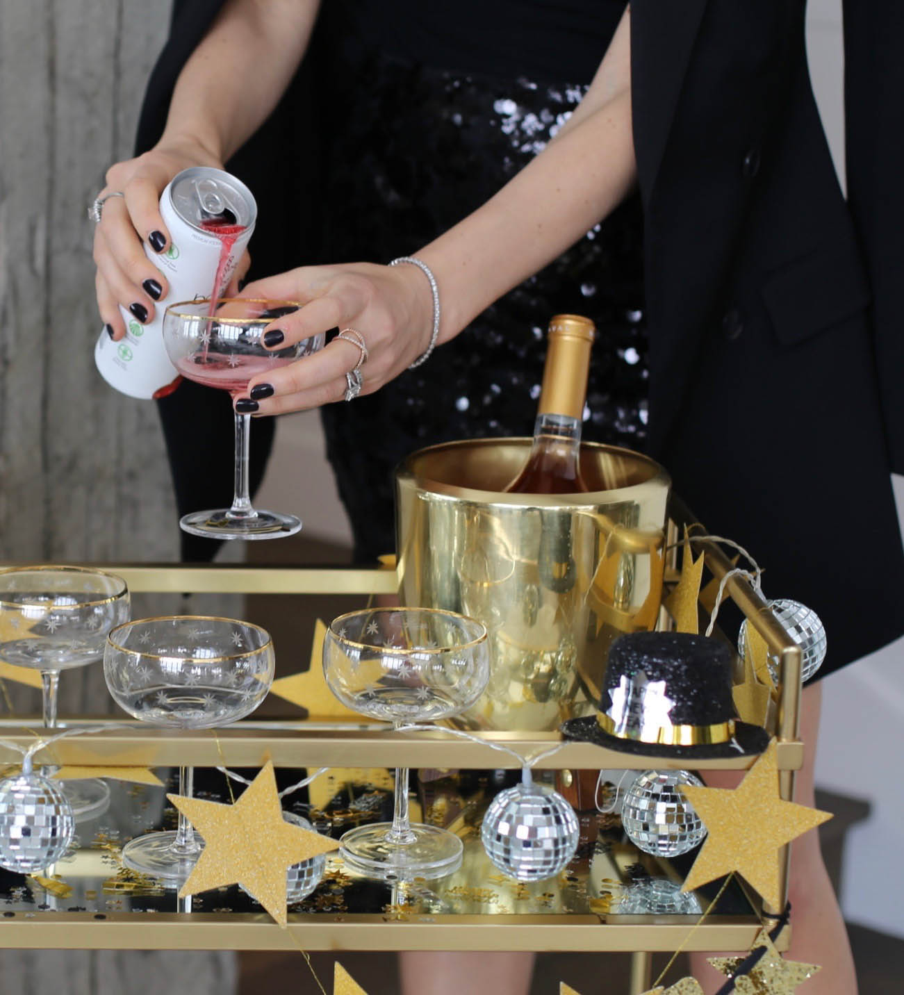 NYE Bar Cart