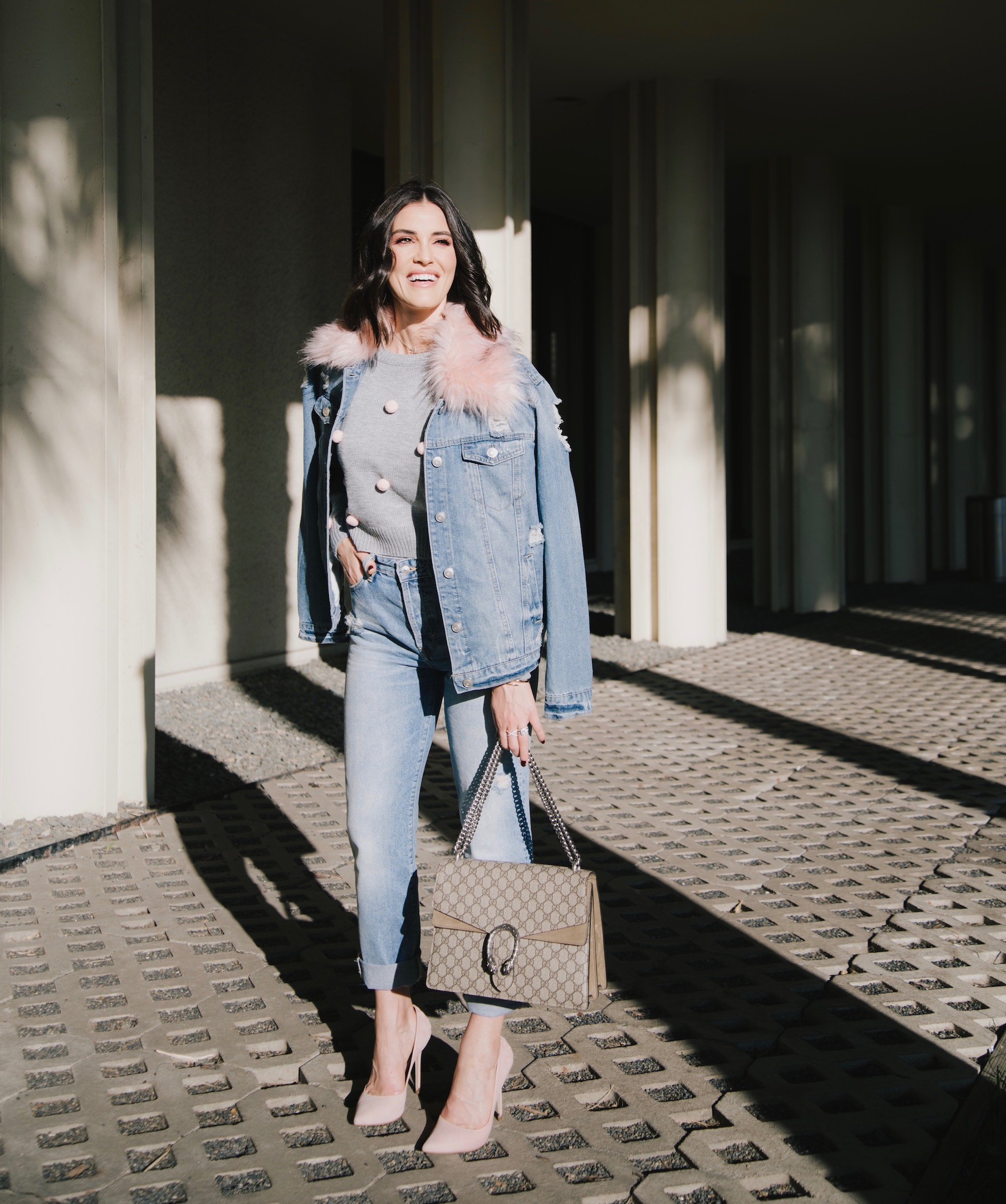 blush and blue jean baby