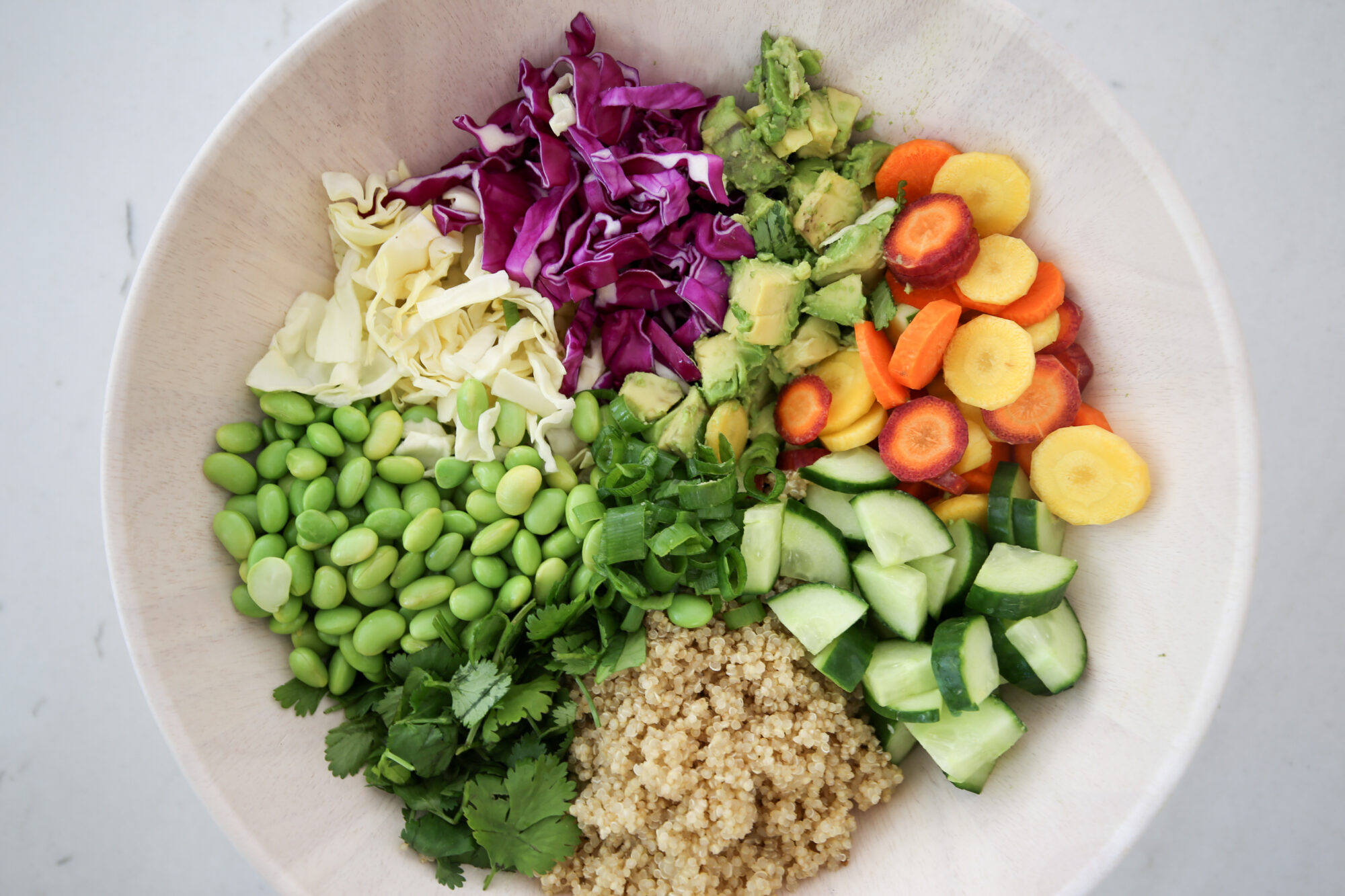 sesame ginger quinoa salad