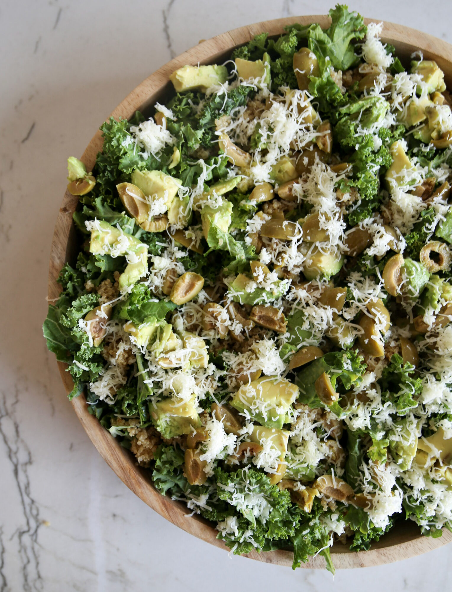 kale and quinoa salad