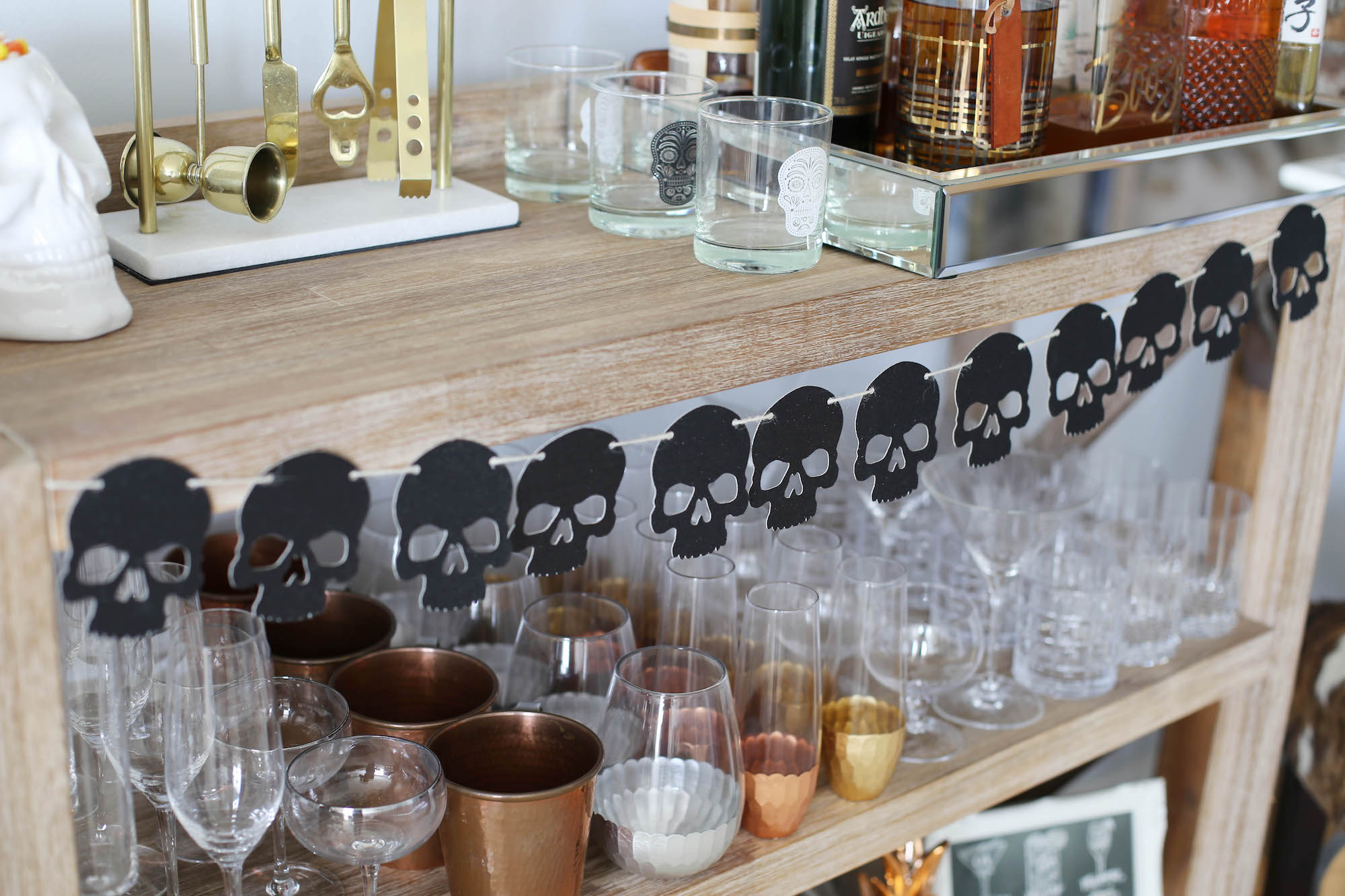 halloween boozy bar