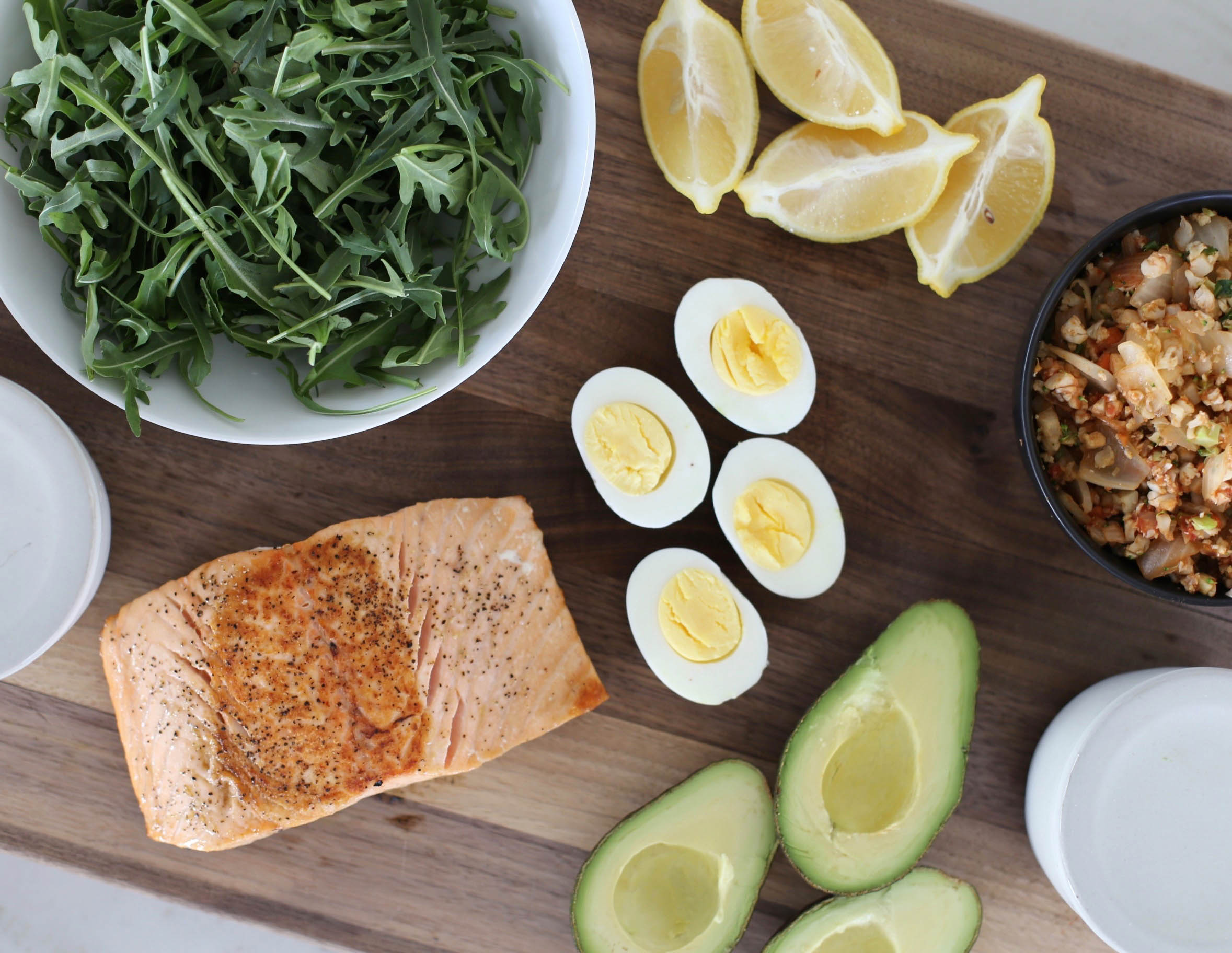 salmon paleo bowl
