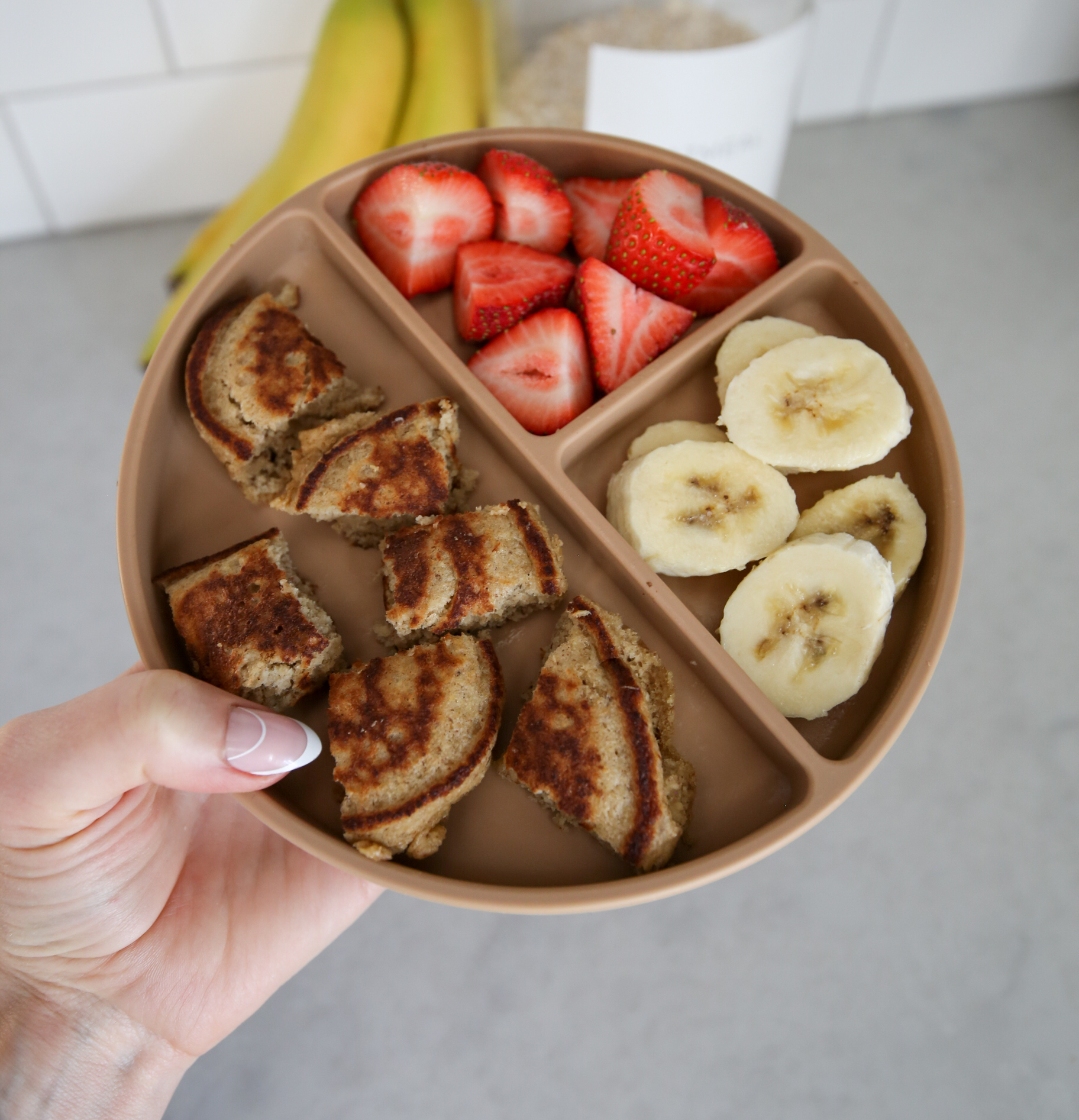 oatmeal banana pancakes