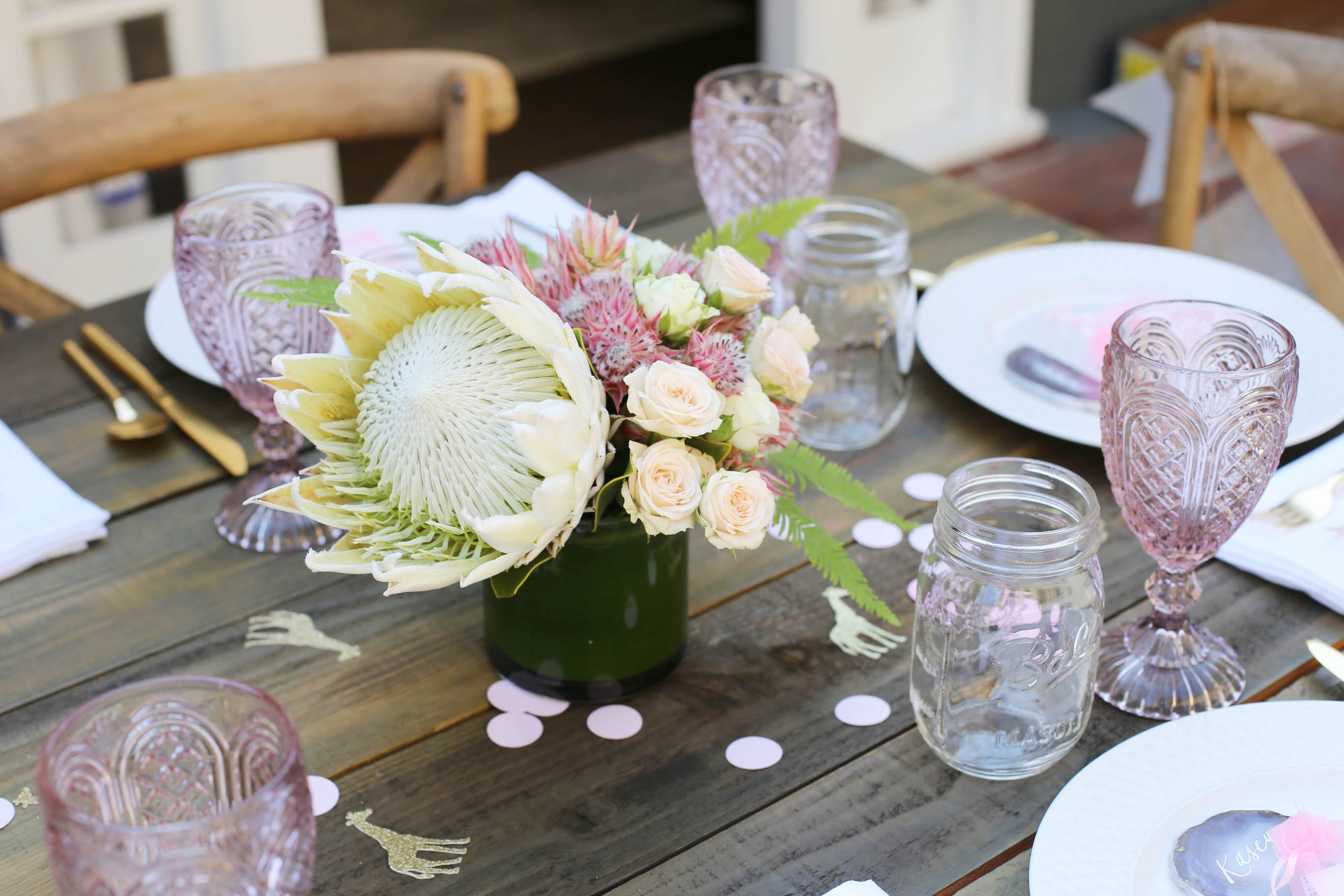safari chic baby shower