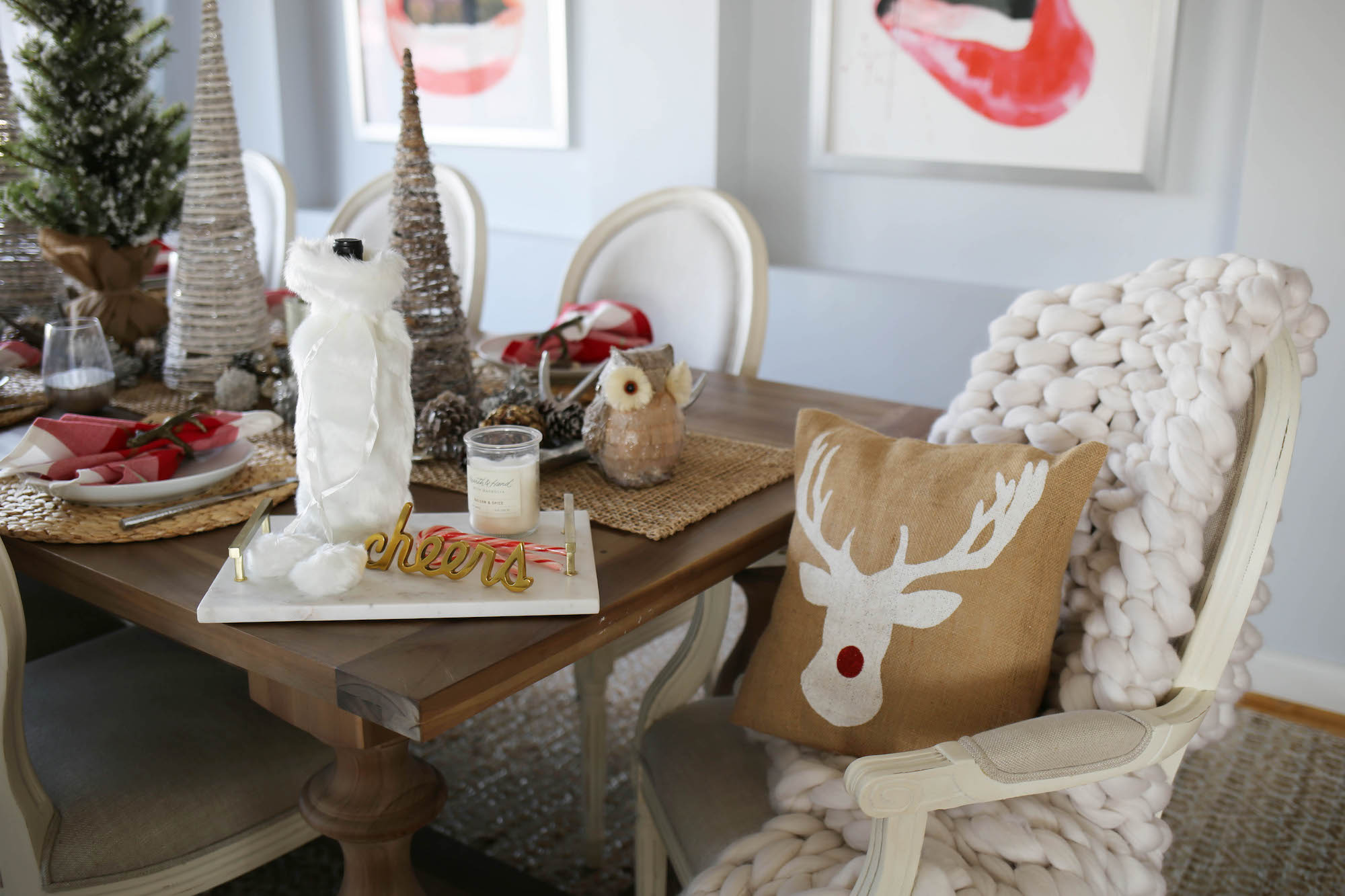 holiday tablescape