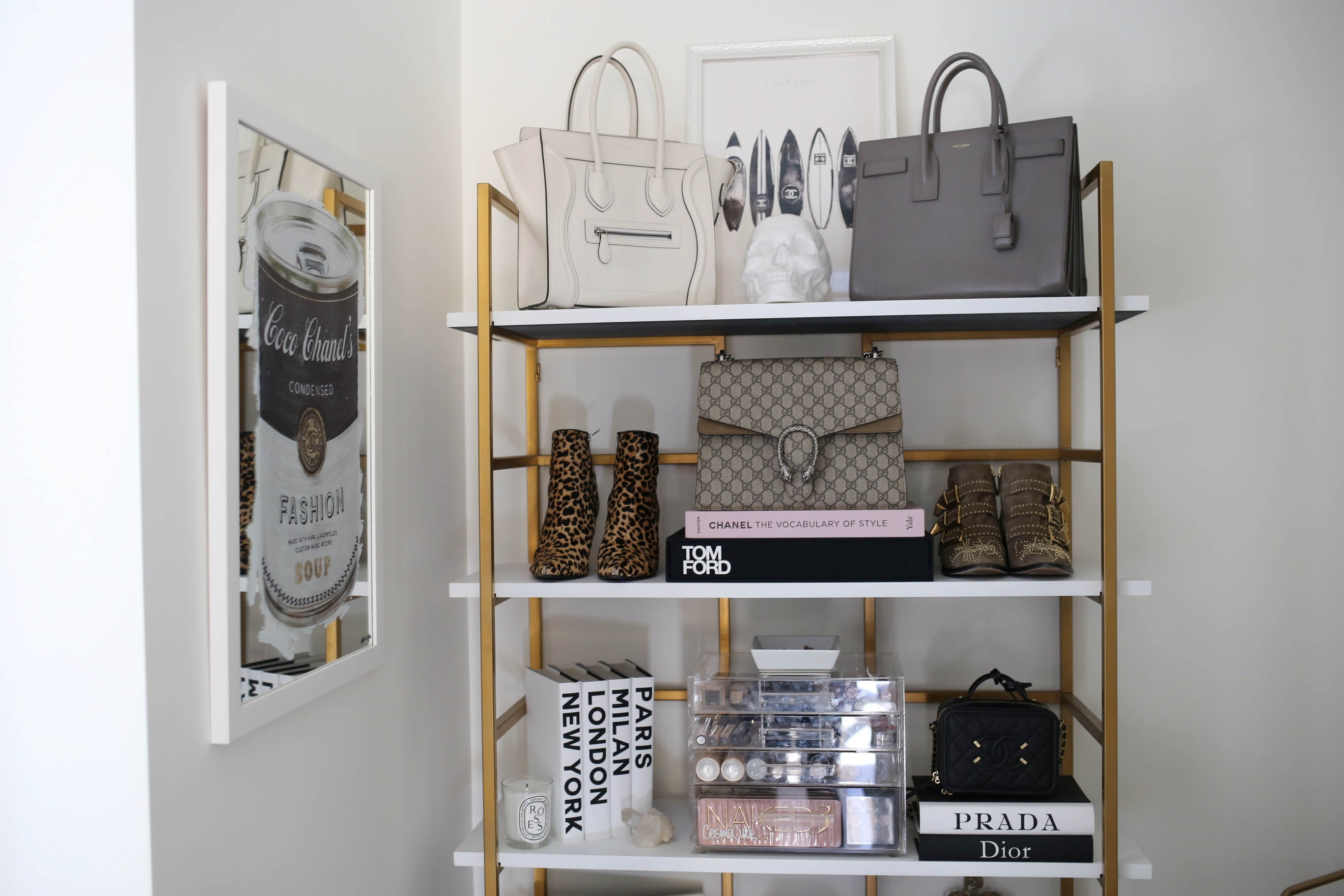 shelf styling
