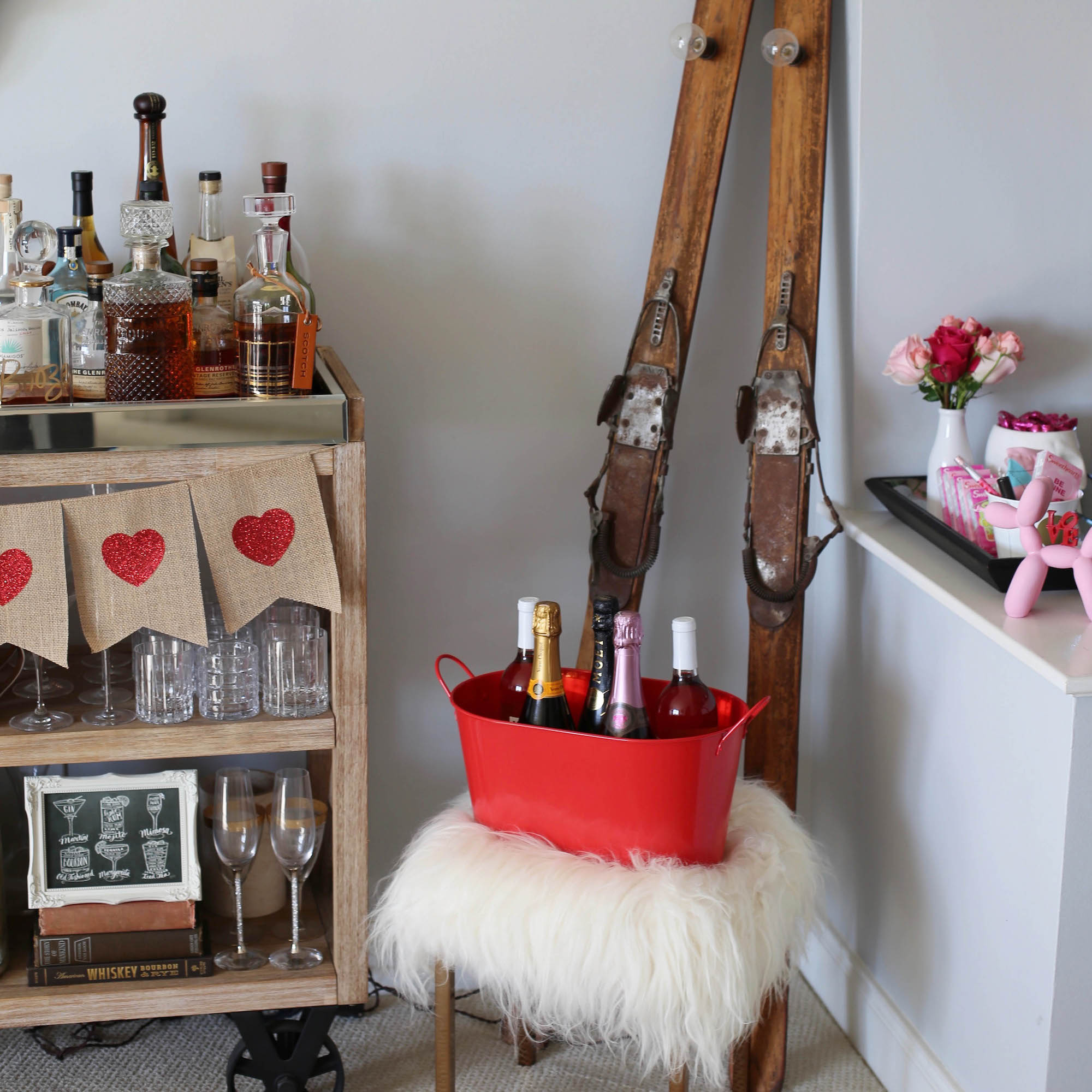 galentines party styled by kasey