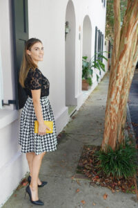 houndstooth and lace
