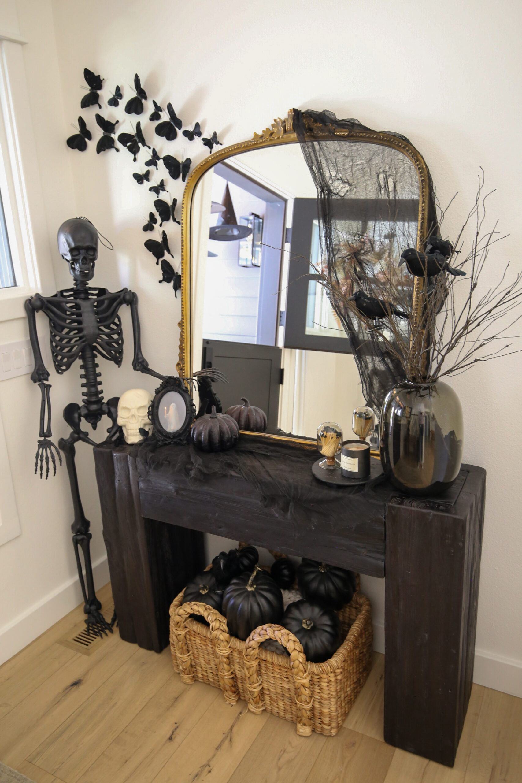 Haunted Halloween Console Table