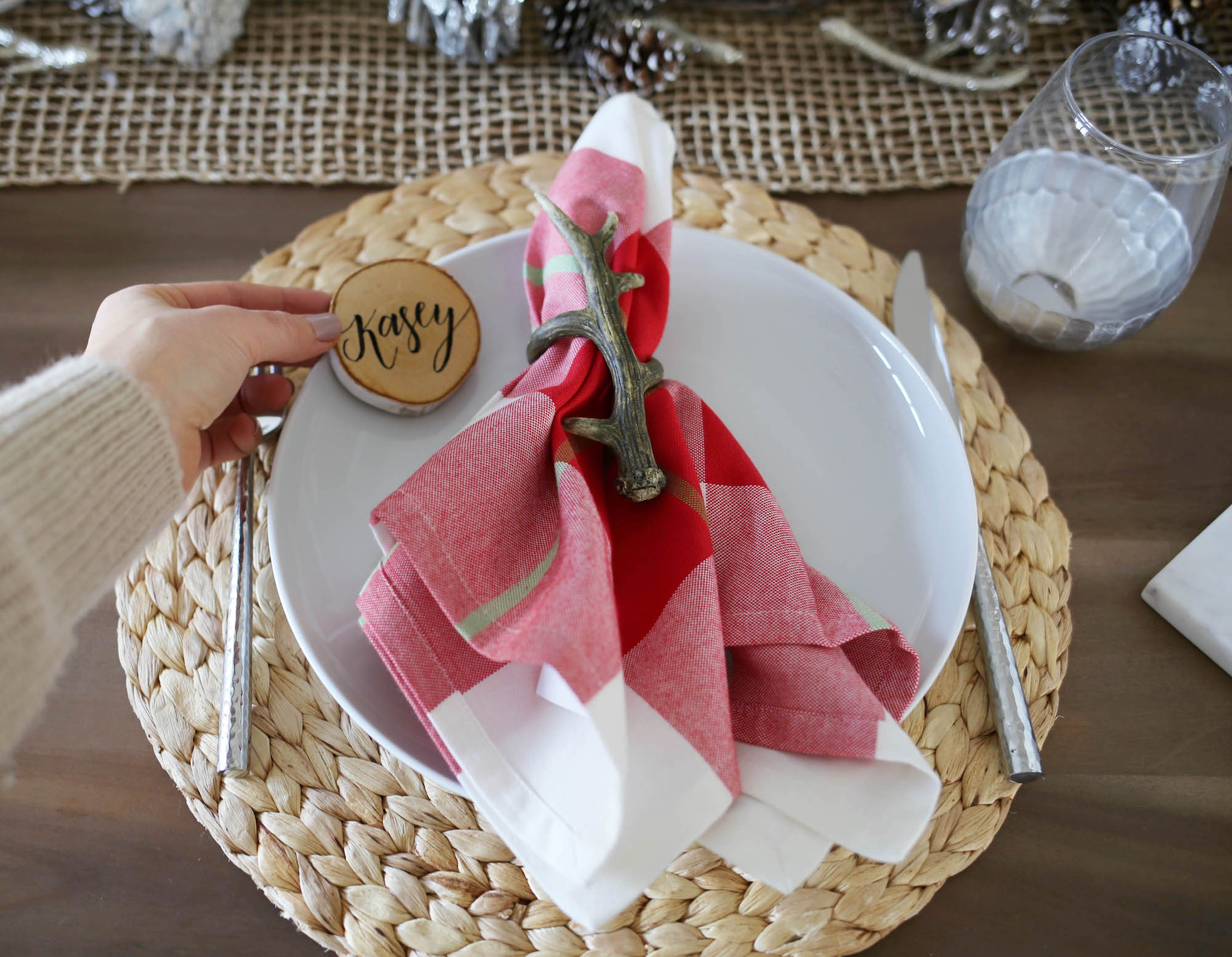 holiday tablescape