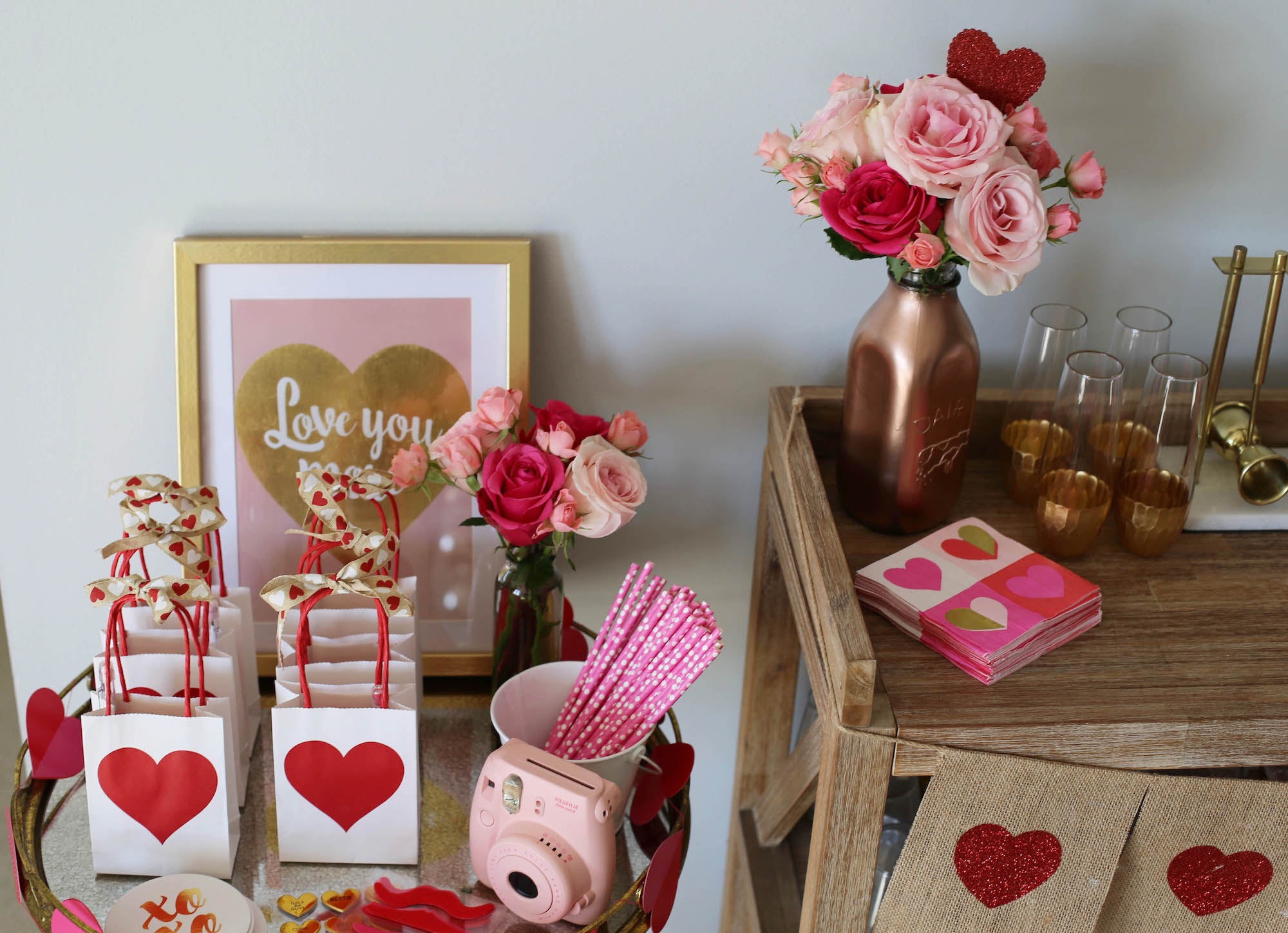 galentines party styled by kasey