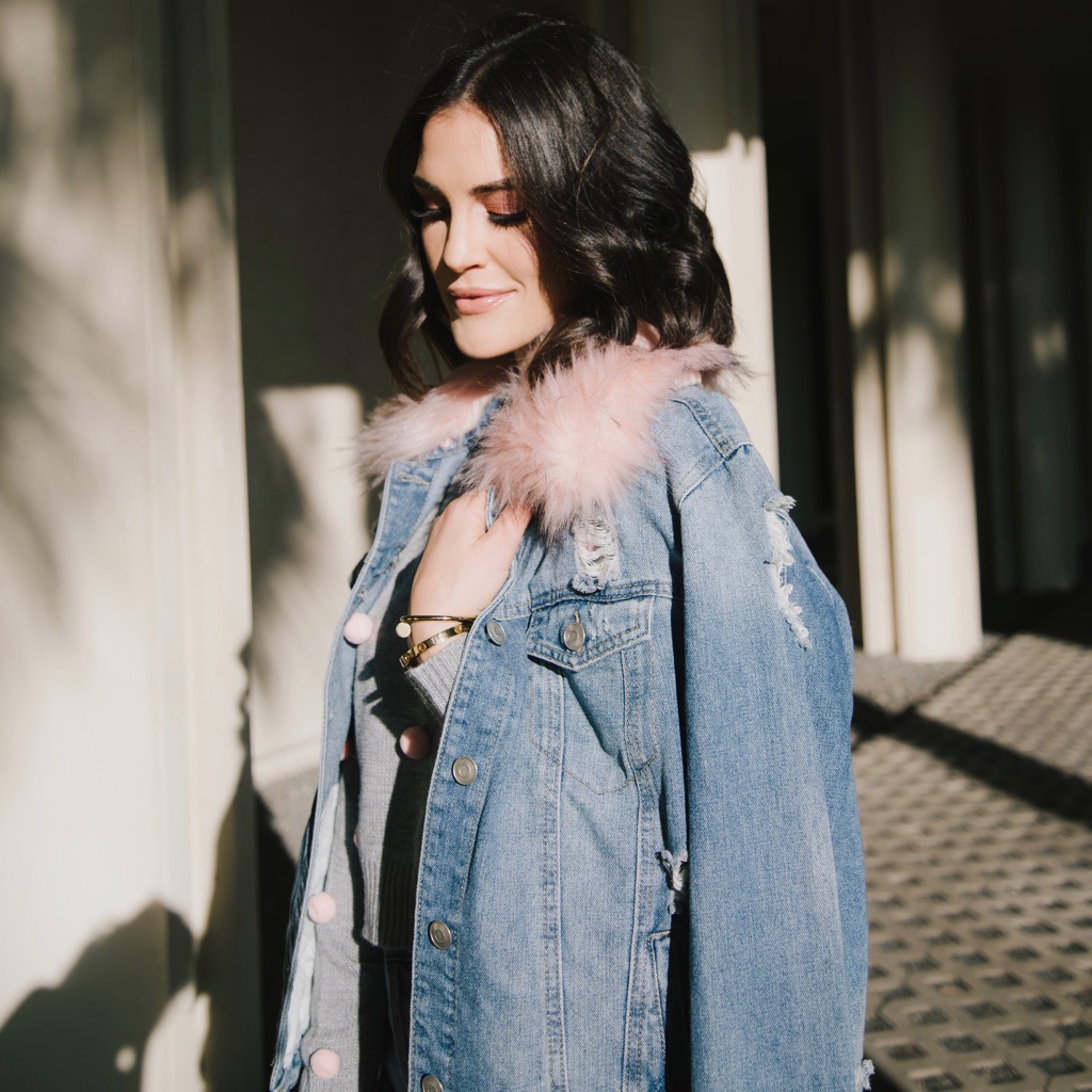 blush and blue jean baby